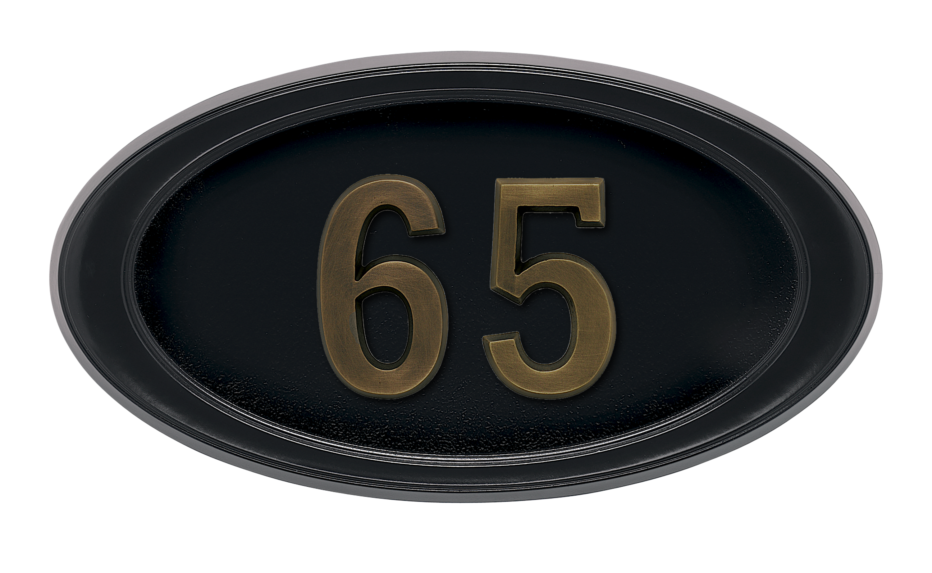 HouseMark Address Plaques with Brass Accents