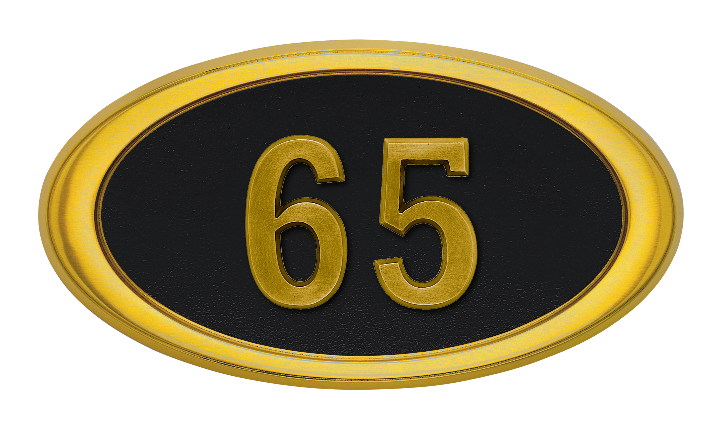 HouseMark Address Plaques with Brass Accents