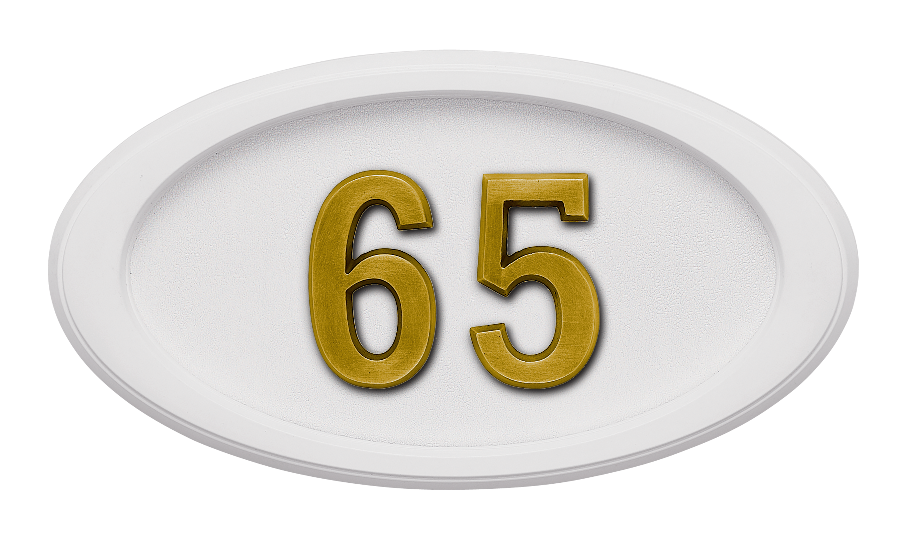 HouseMark Address Plaques with Brass Accents