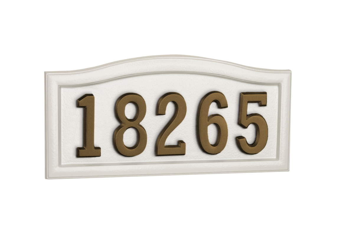 SoftCurve Address Plaques