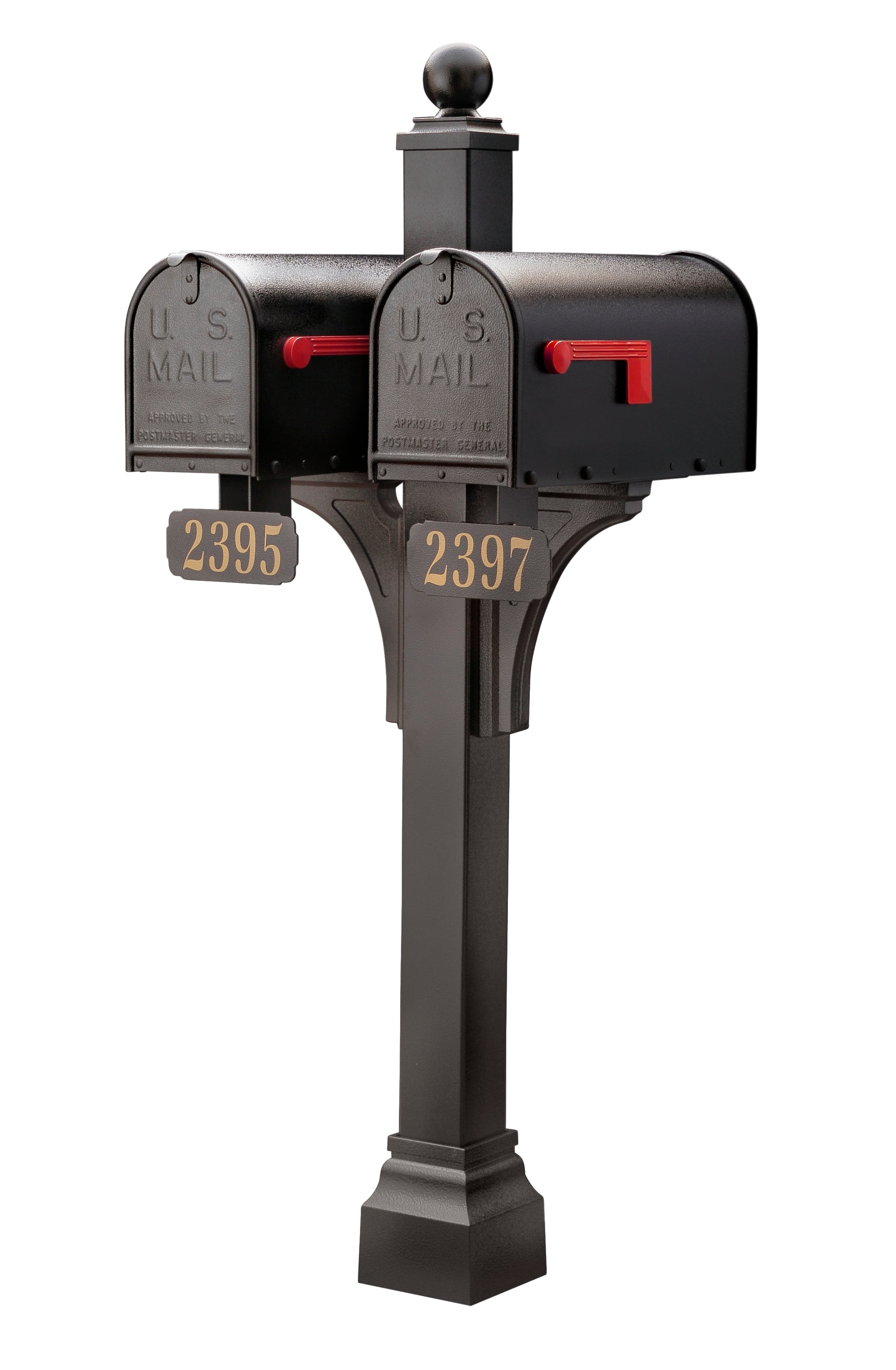 Janzer Double and Multi Mount with Mailboxes