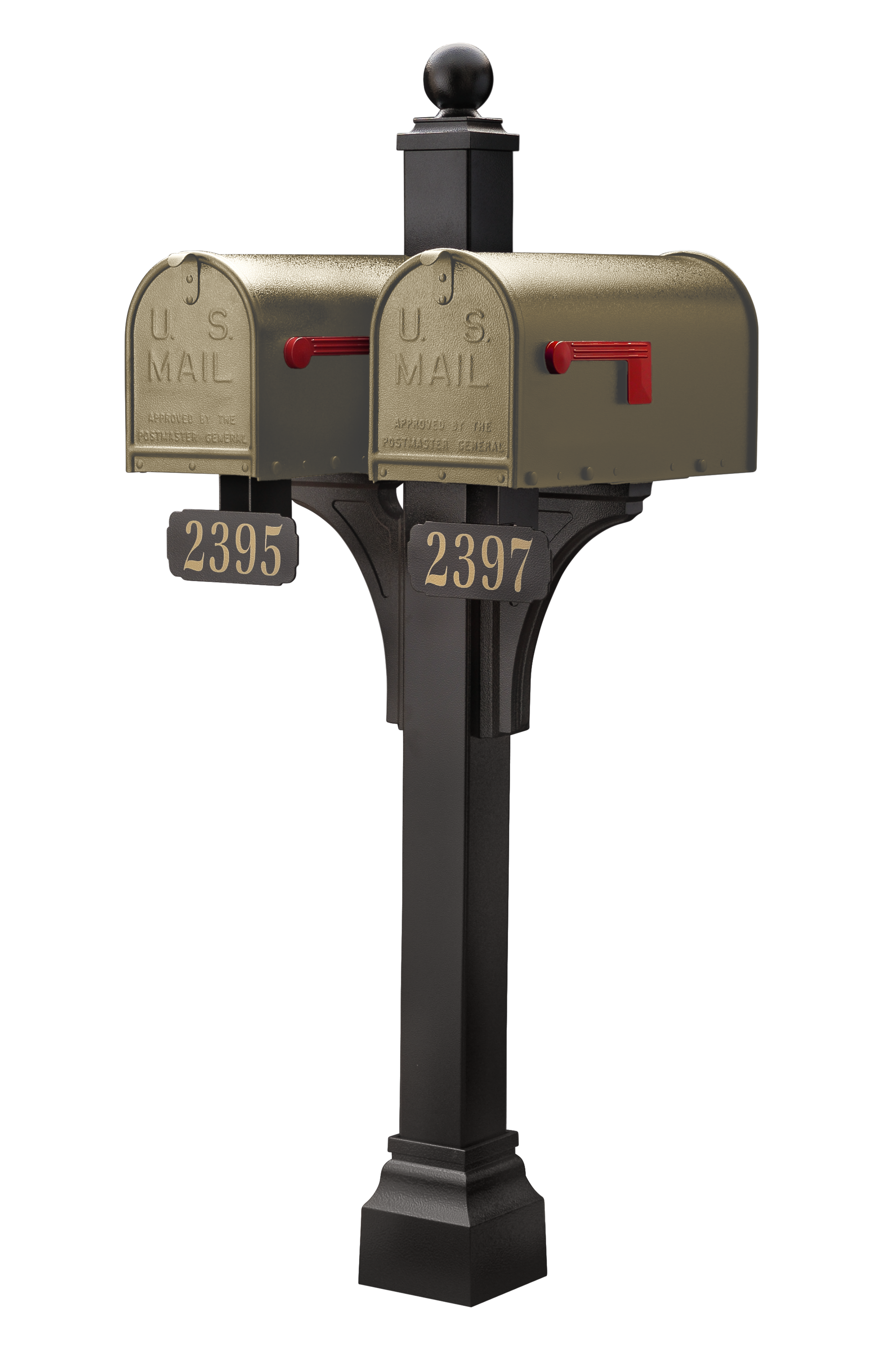 Janzer Double and Multi Mount with Mailboxes