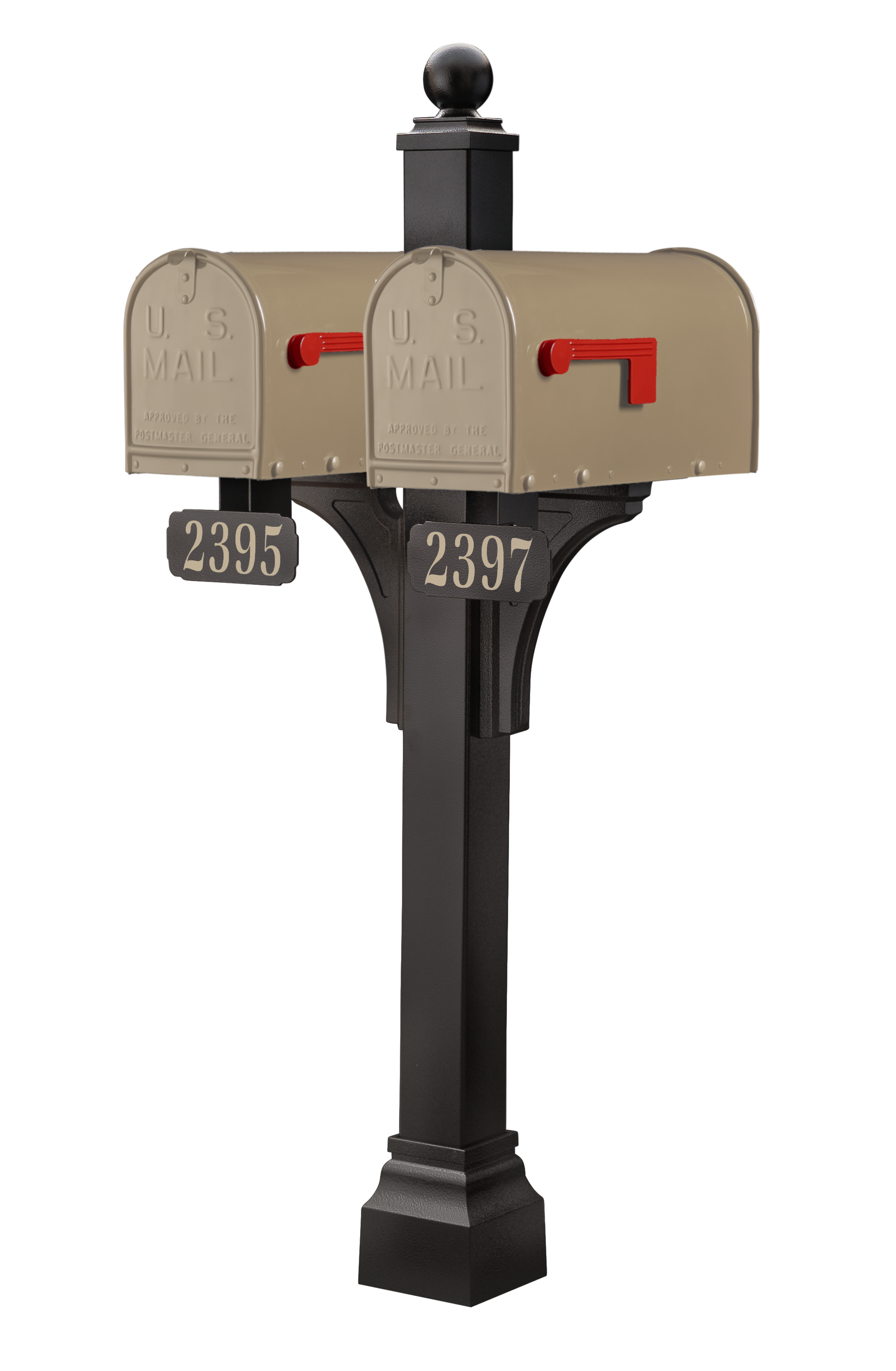 Janzer Double and Multi Mount with Mailboxes
