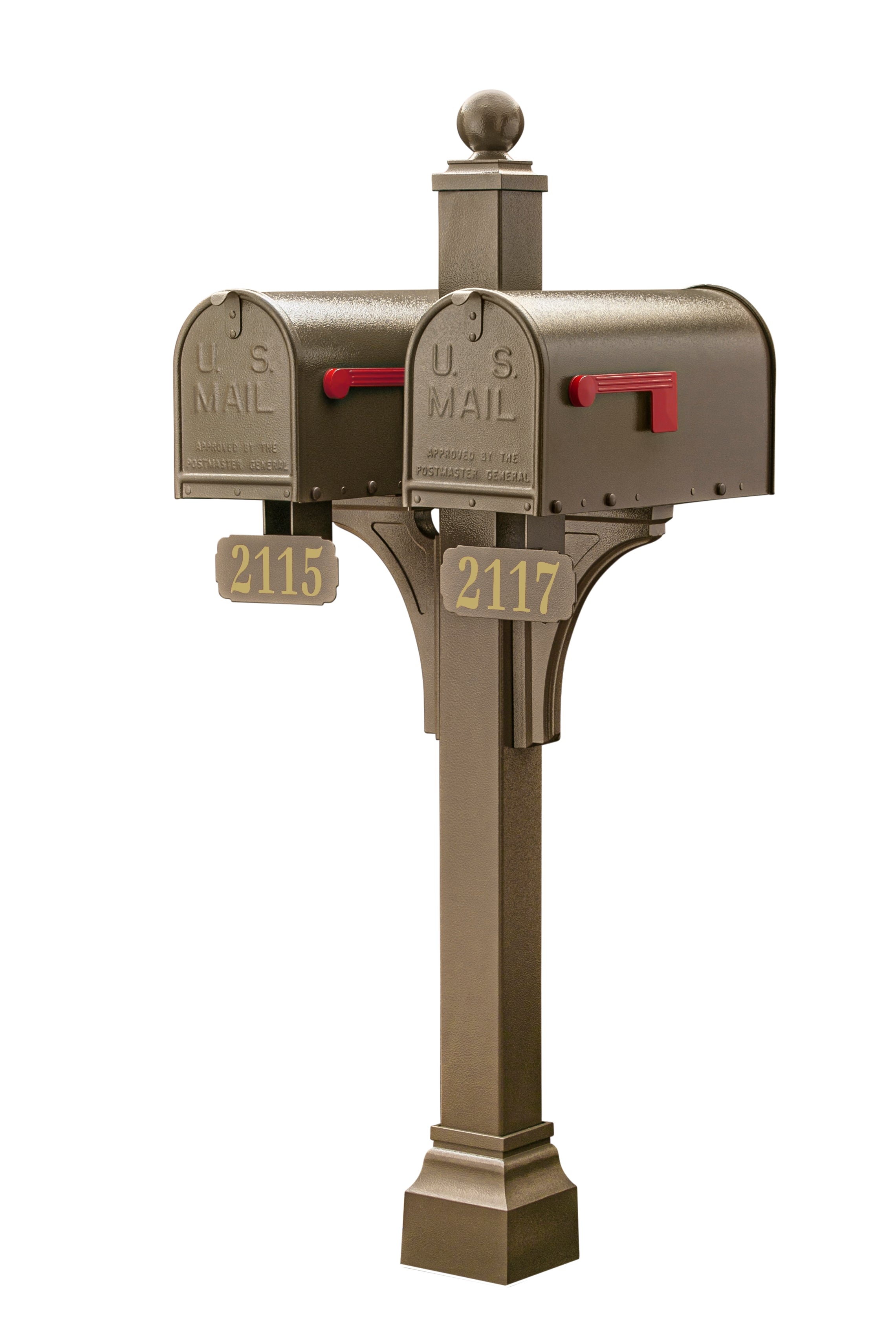 Janzer Double and Multi Mount with Mailboxes