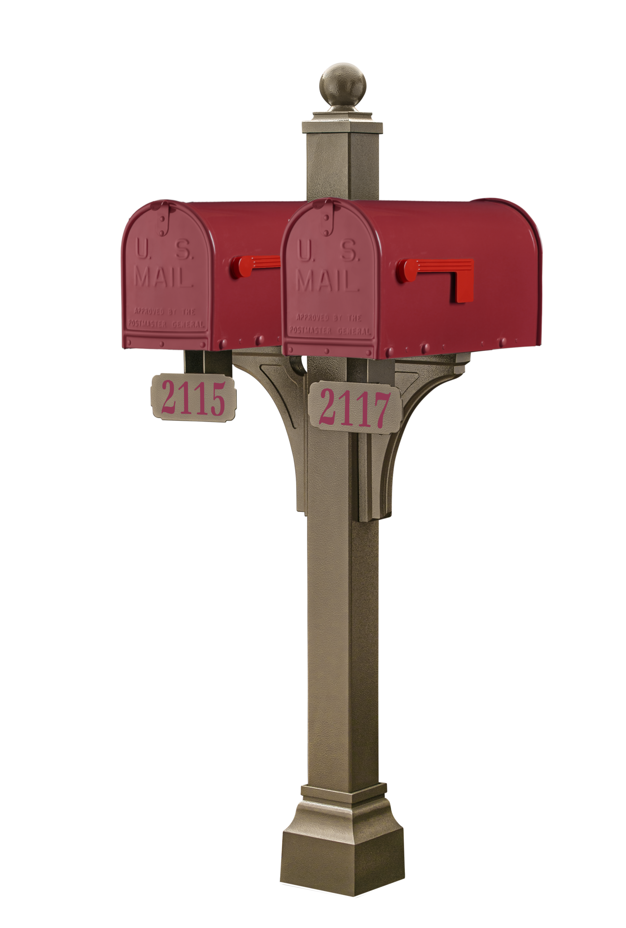 Janzer Double and Multi Mount with Mailboxes