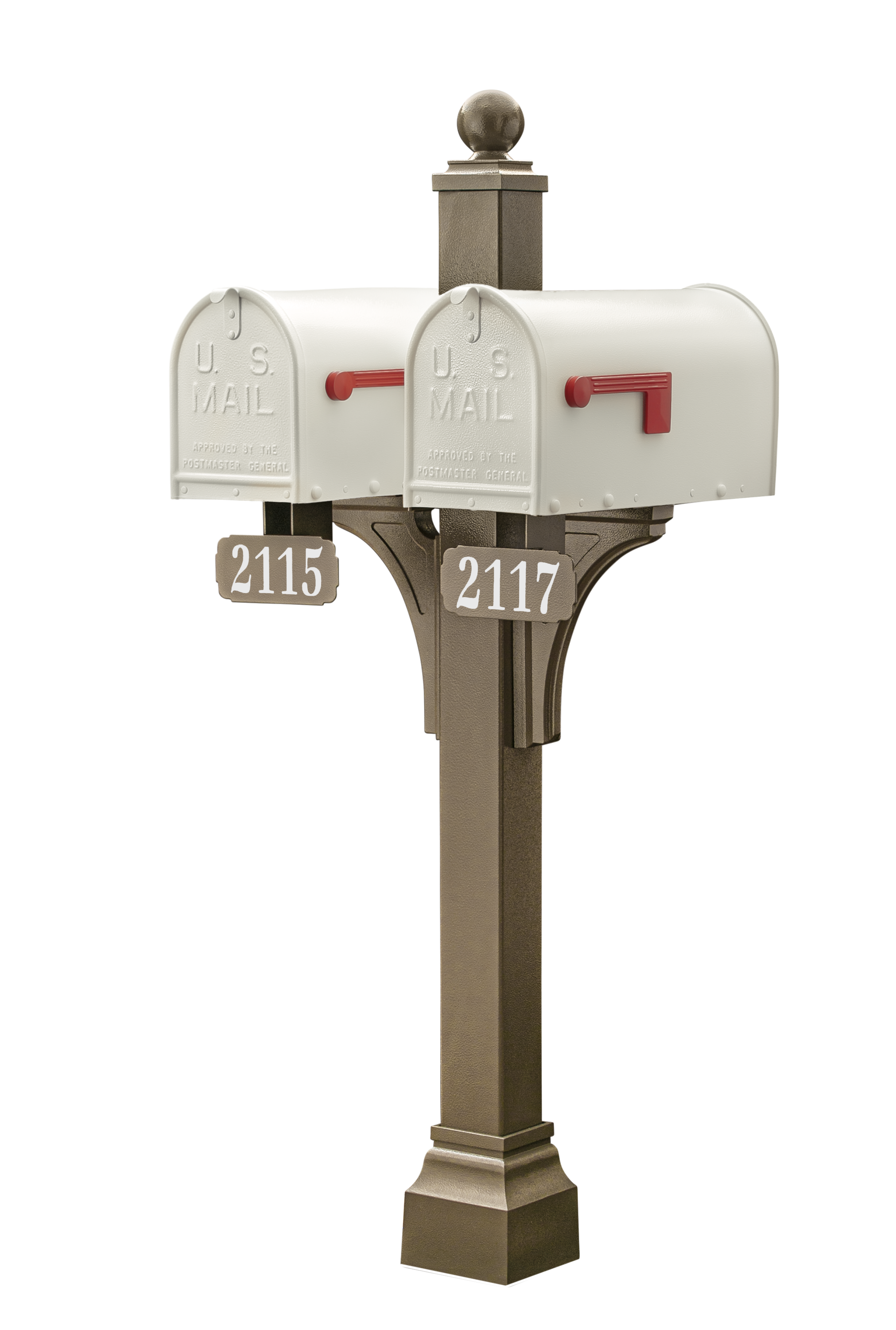 Janzer Double and Multi Mount with Mailboxes