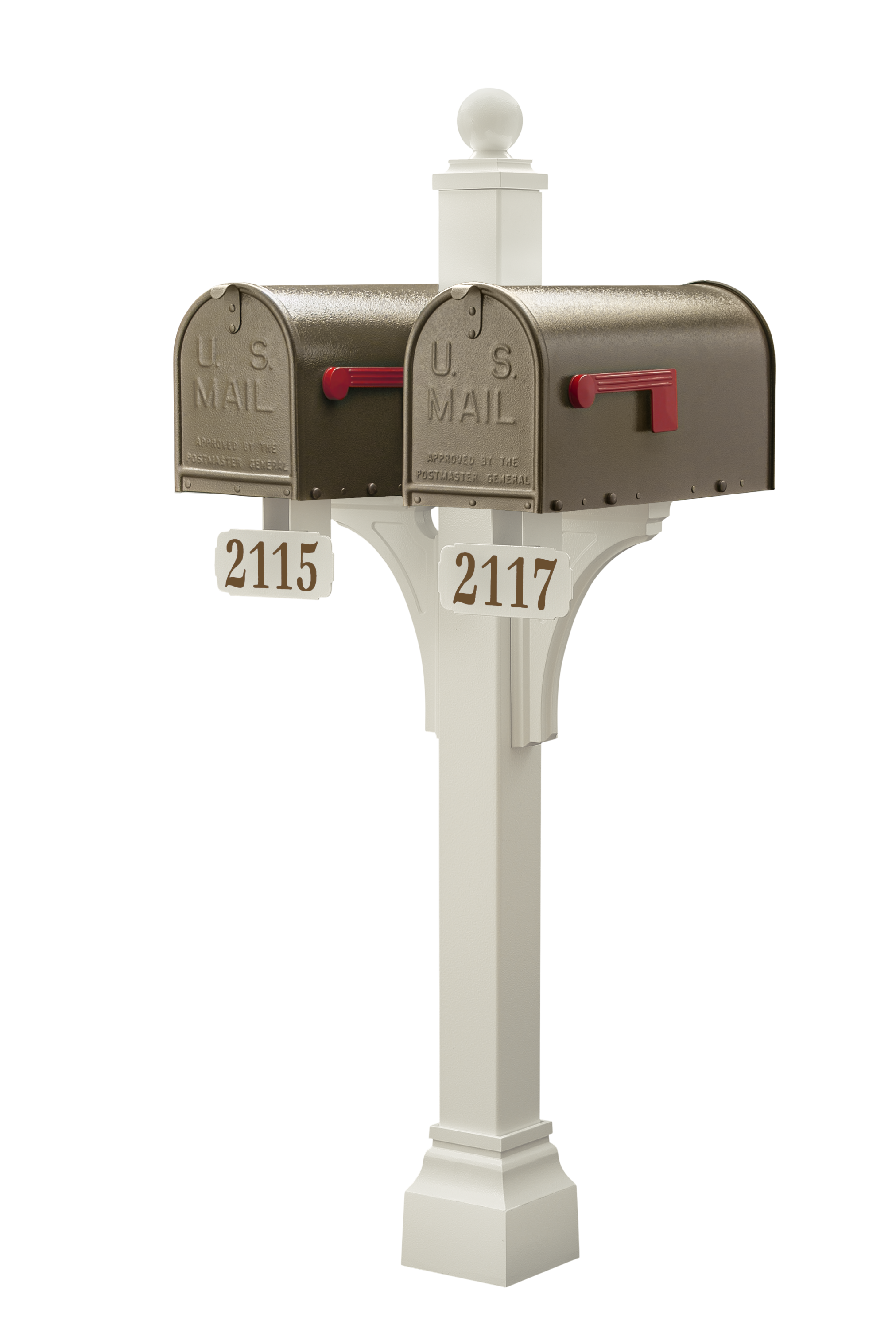 Janzer Double and Multi Mount with Mailboxes