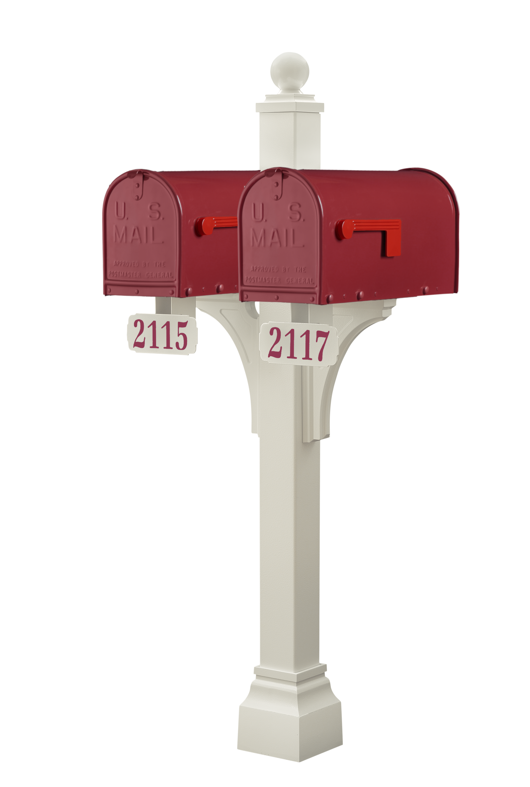 Janzer Double and Multi Mount with Mailboxes