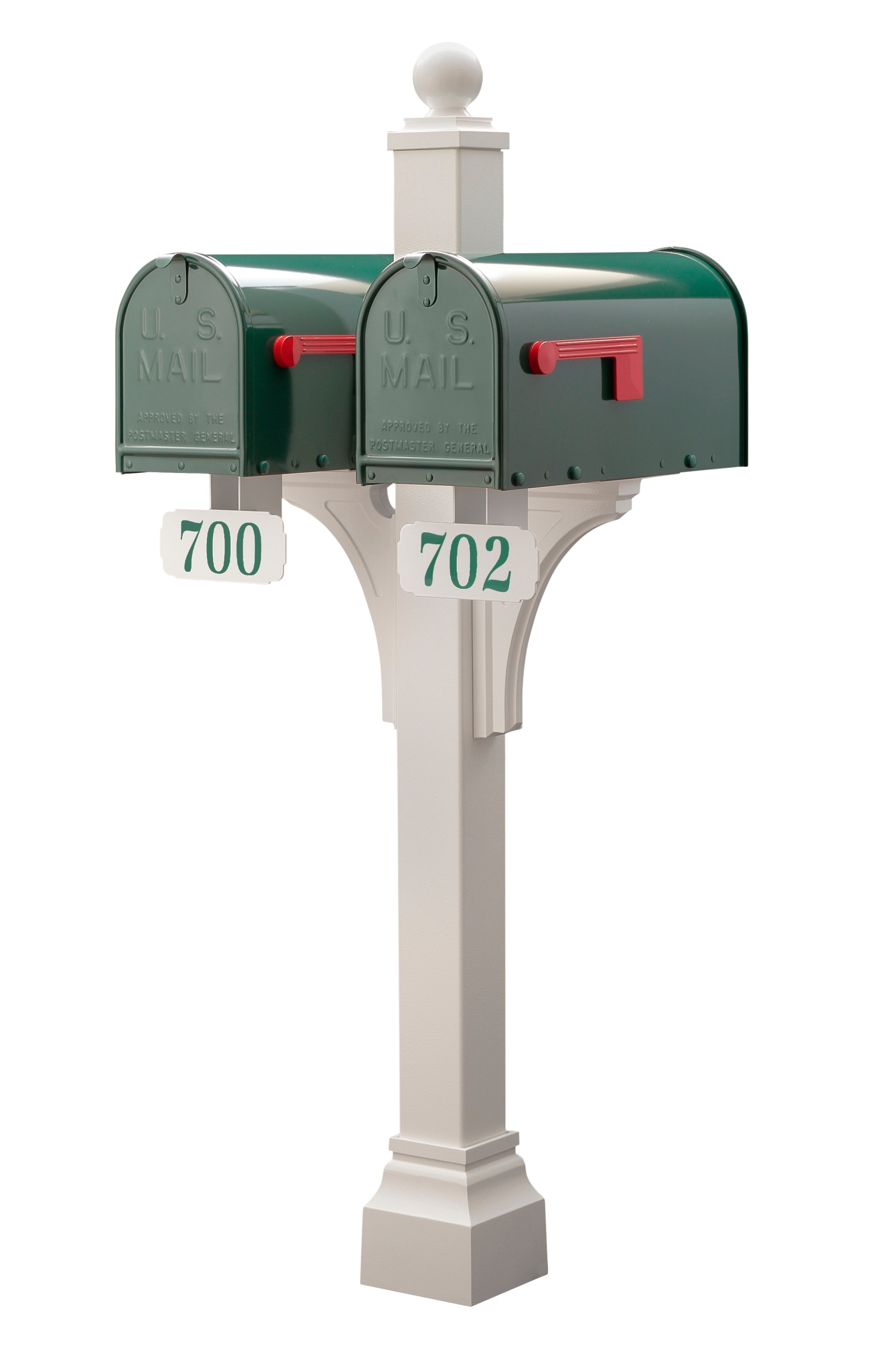 Janzer Double and Multi Mount with Mailboxes