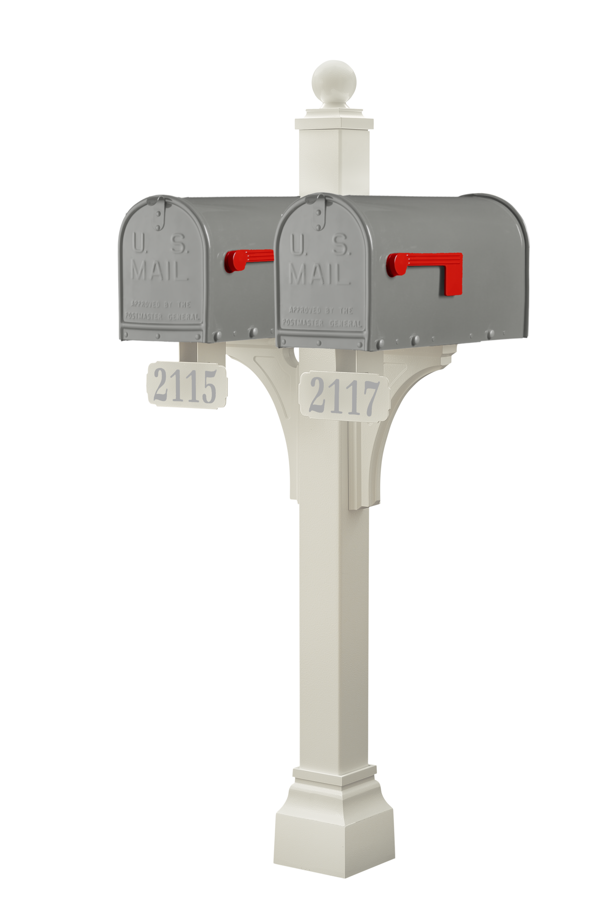 Janzer Double and Multi Mount with Mailboxes