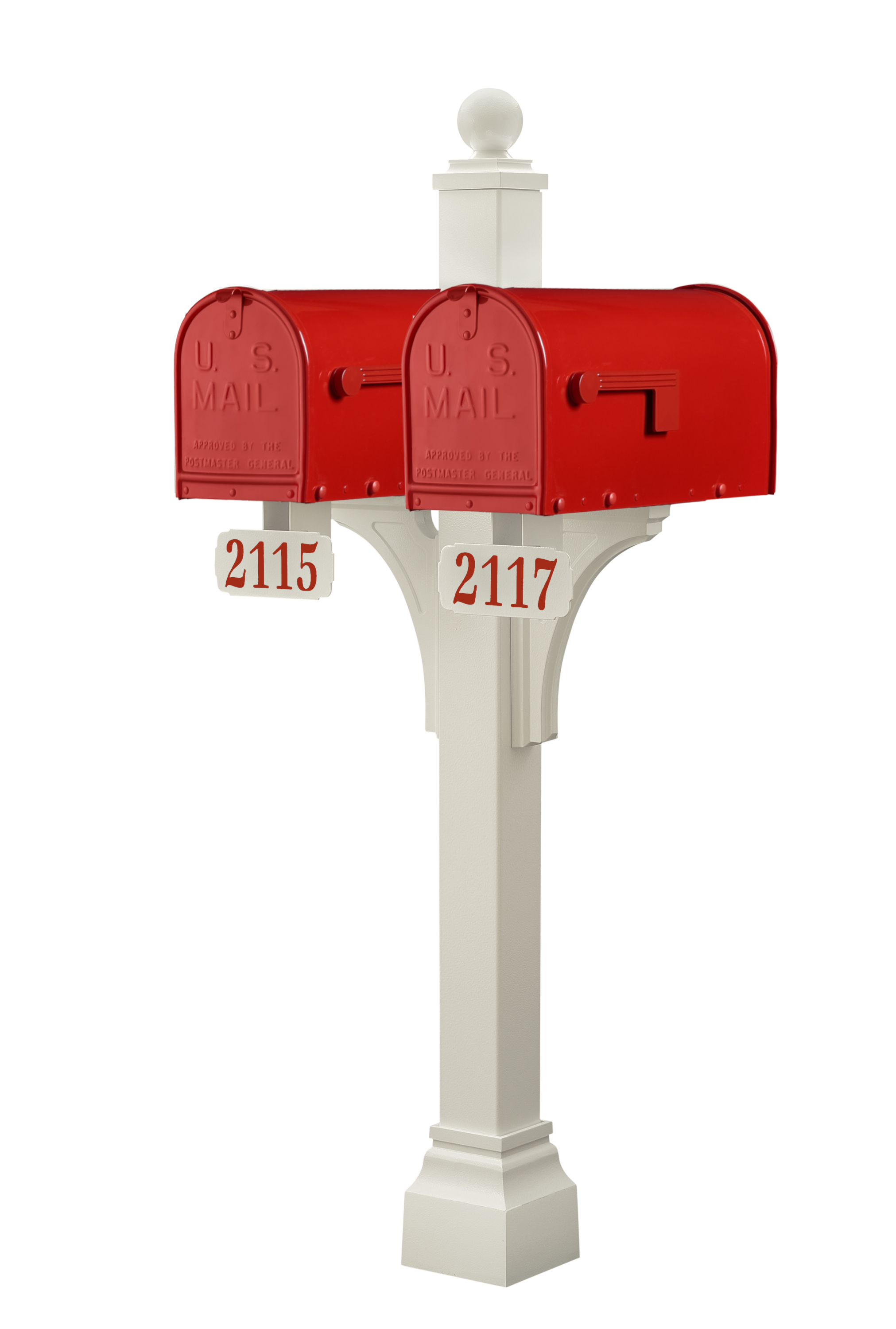 Janzer Double and Multi Mount with Mailboxes