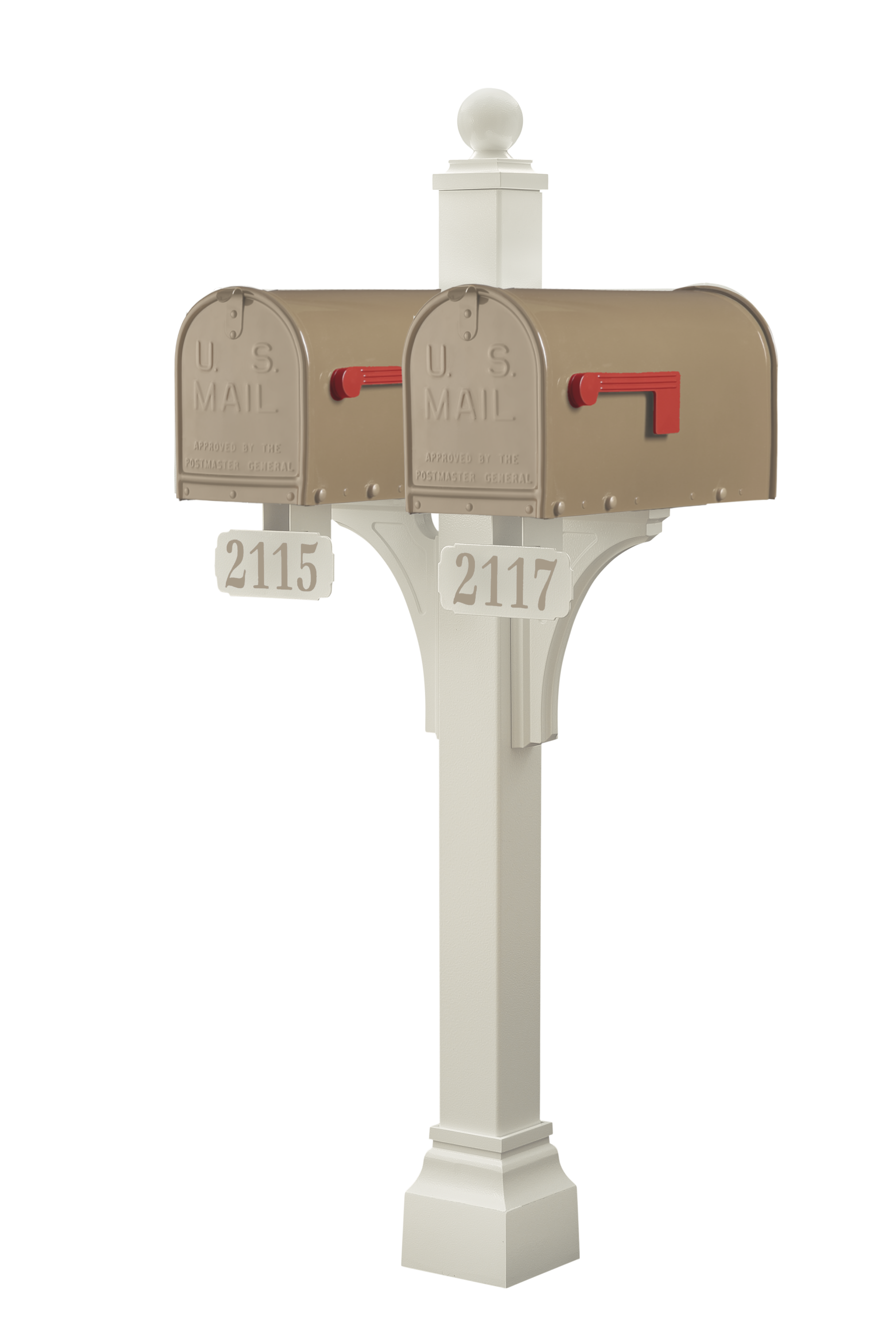 Janzer Double and Multi Mount with Mailboxes