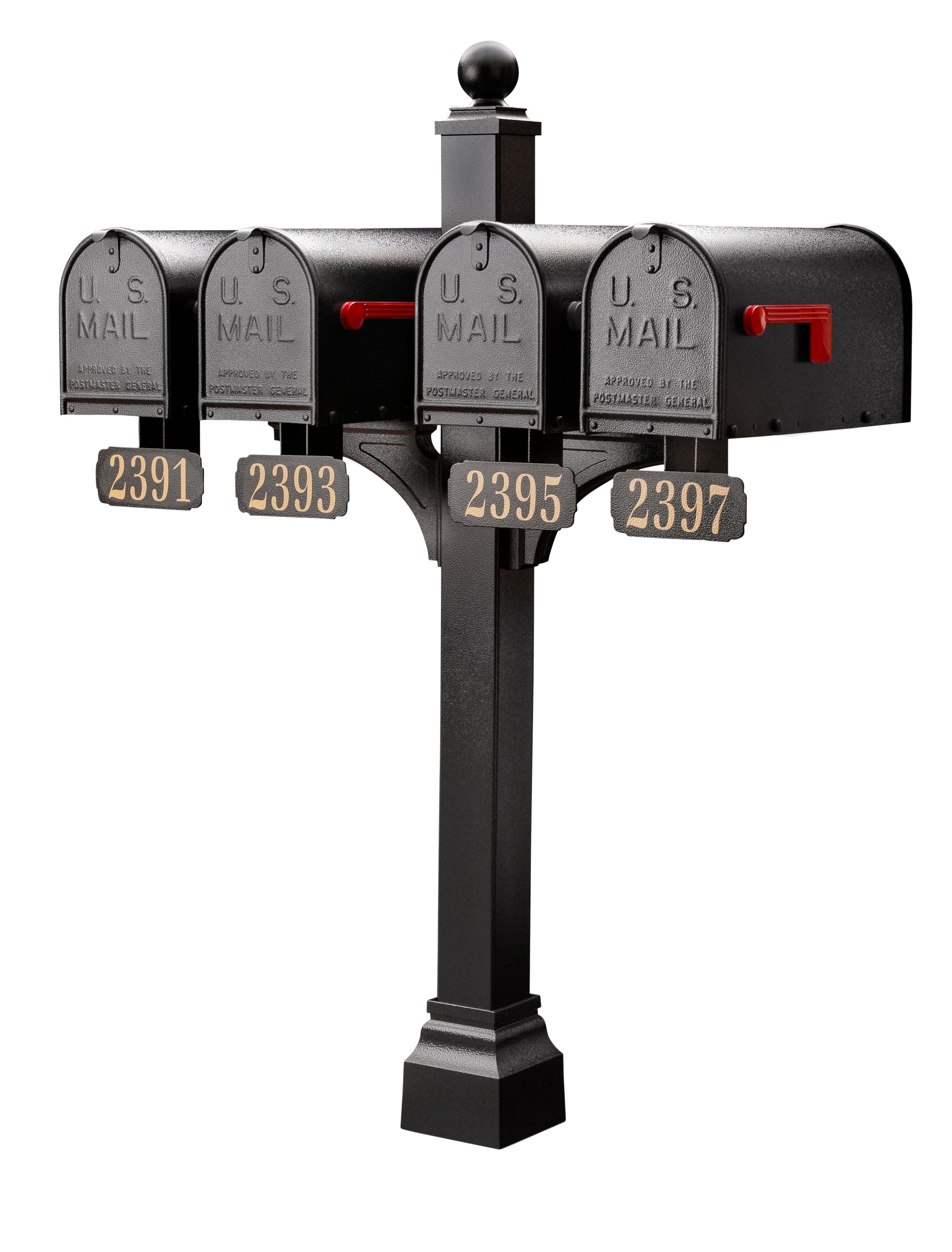 Janzer Double and Multi Mount with Mailboxes