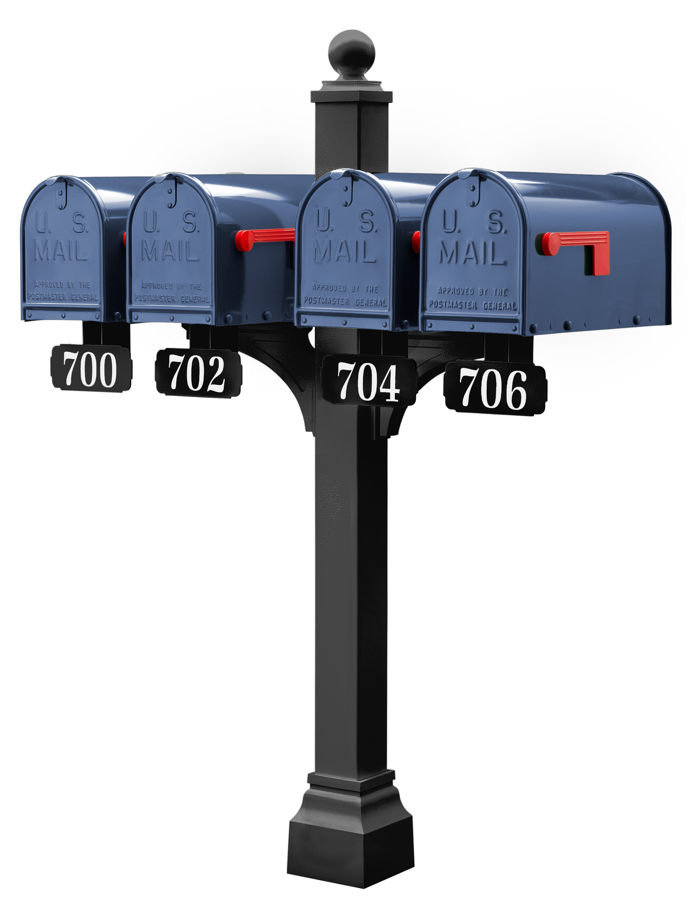 Janzer Double and Multi Mount with Mailboxes