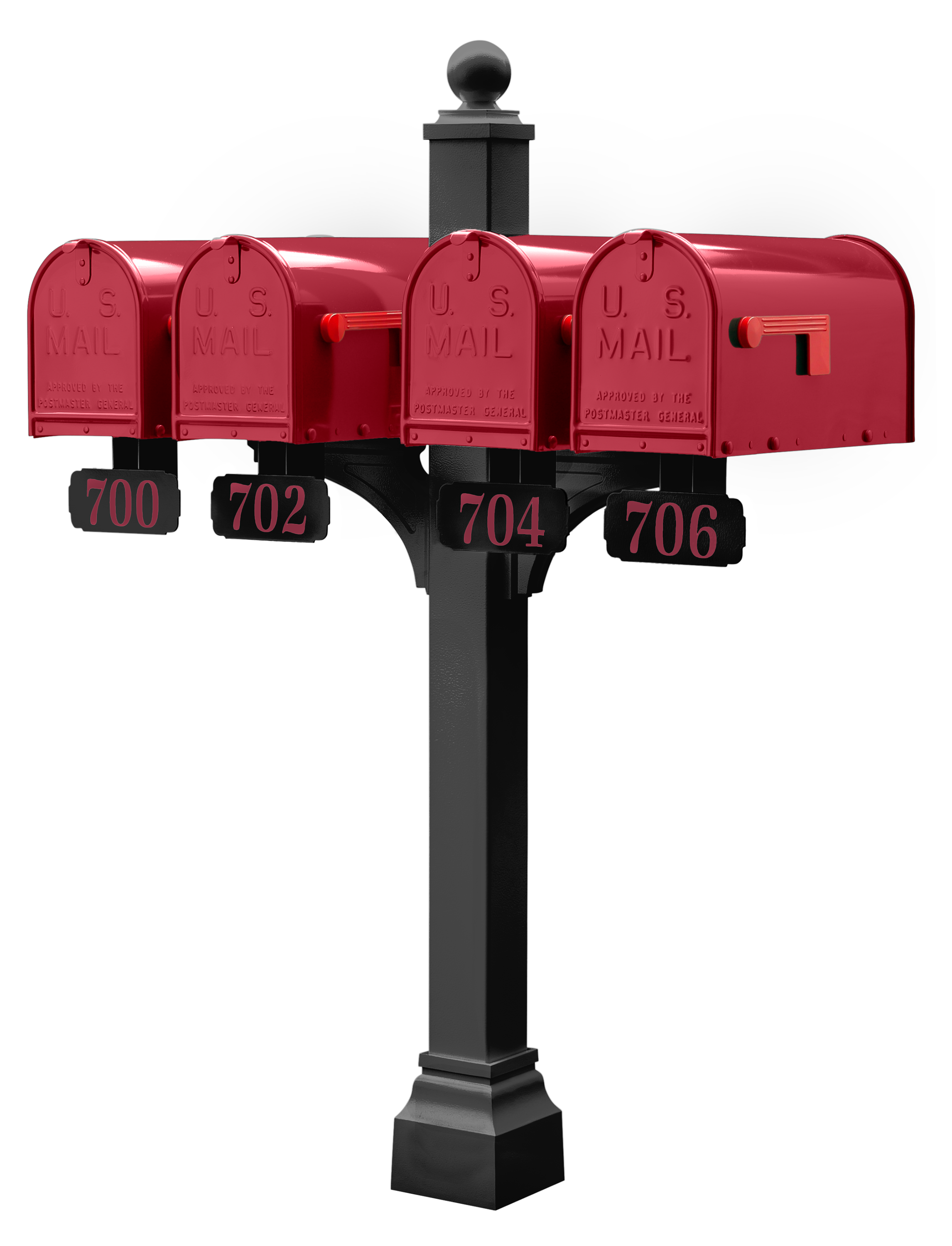 Janzer Double and Multi Mount with Mailboxes