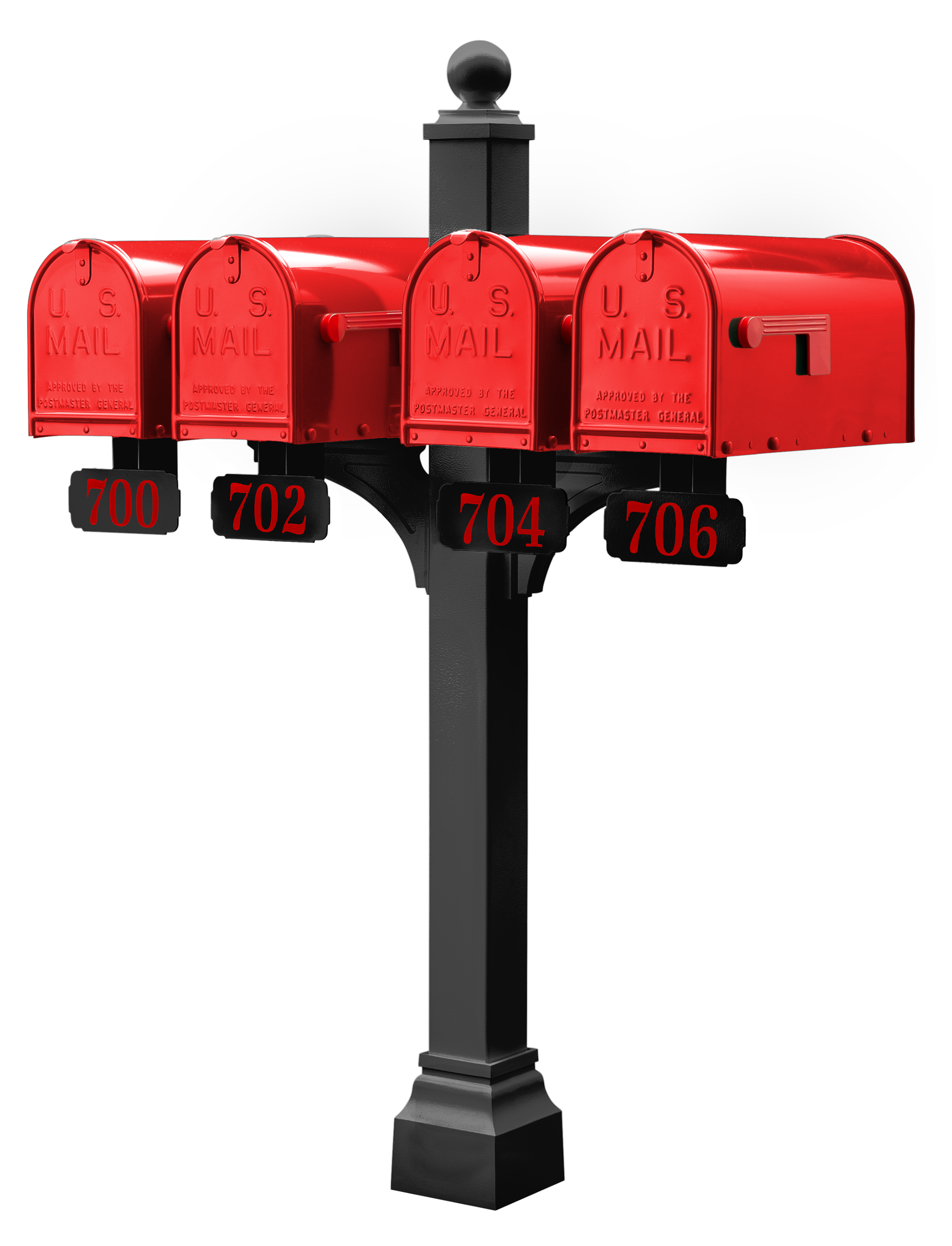 Janzer Double and Multi Mount with Mailboxes