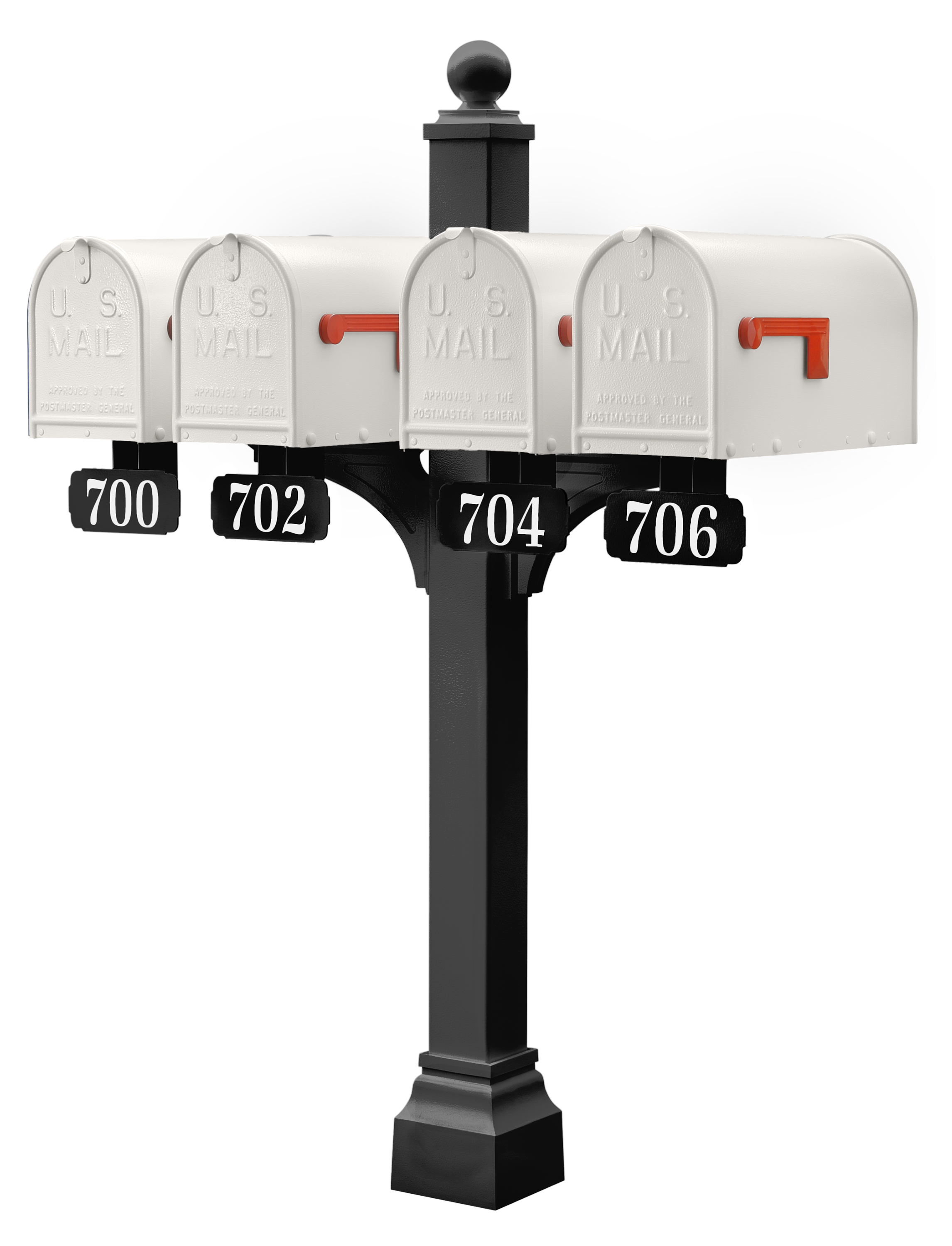 Janzer Double and Multi Mount with Mailboxes