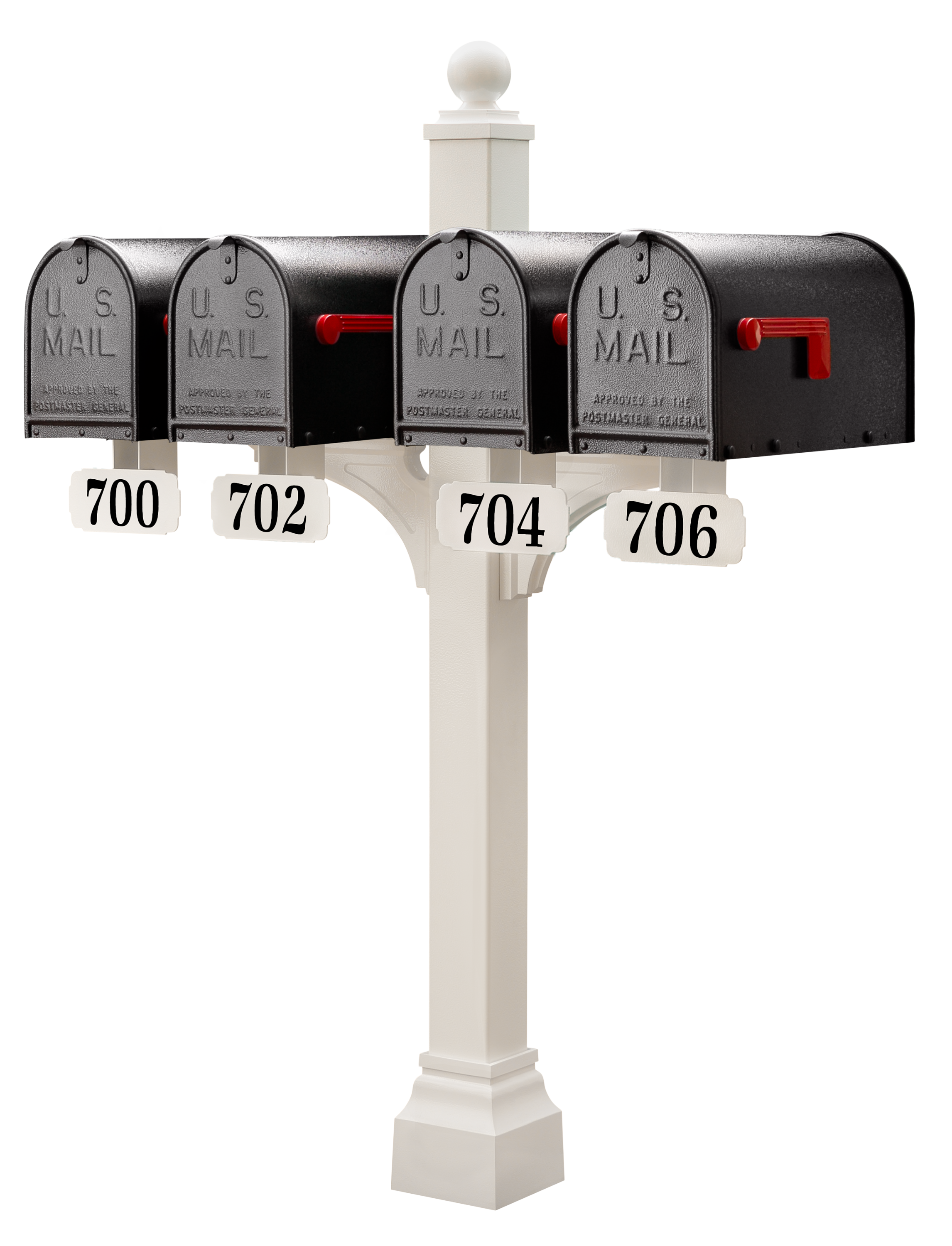Janzer Double and Multi Mount with Mailboxes