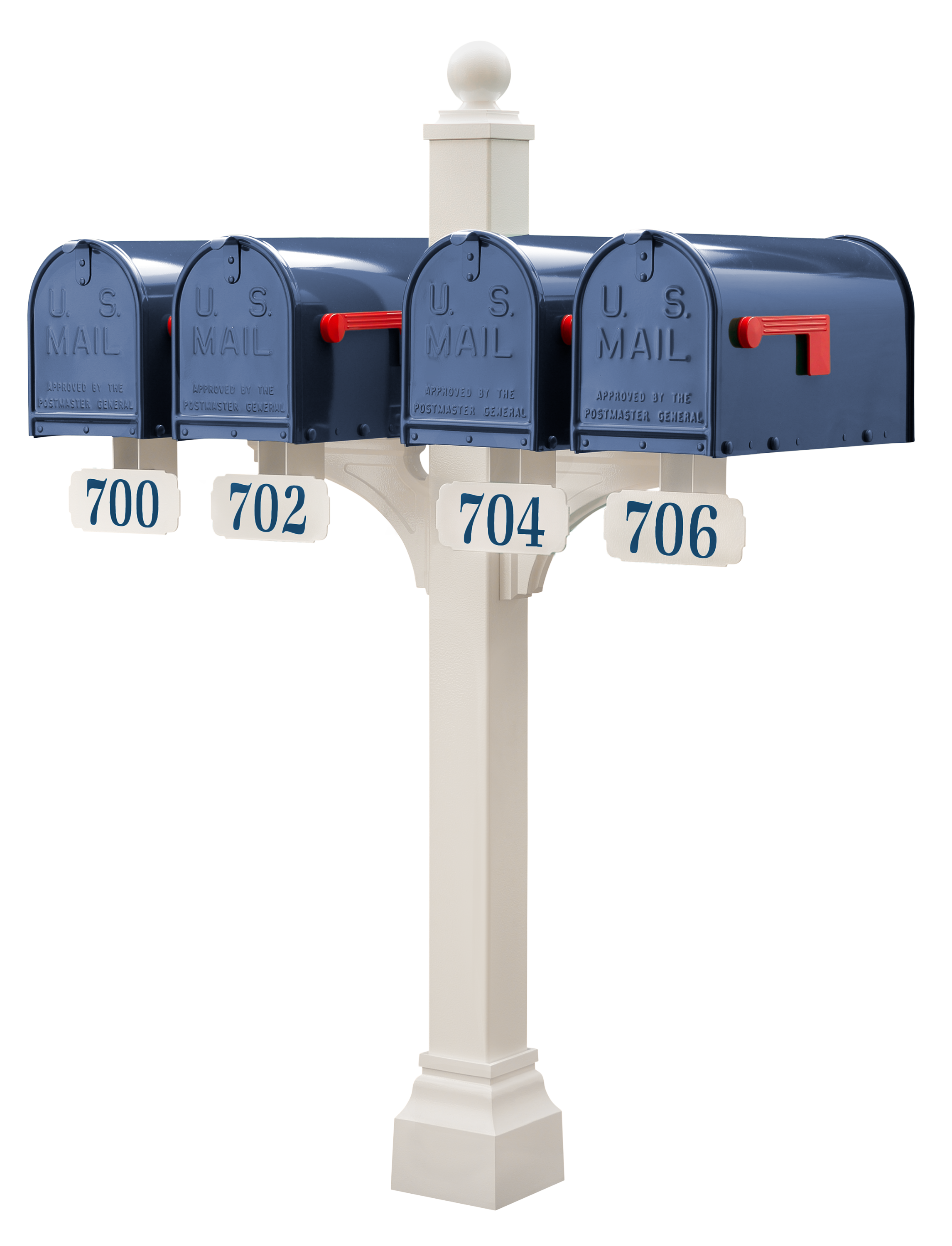 Janzer Double and Multi Mount with Mailboxes