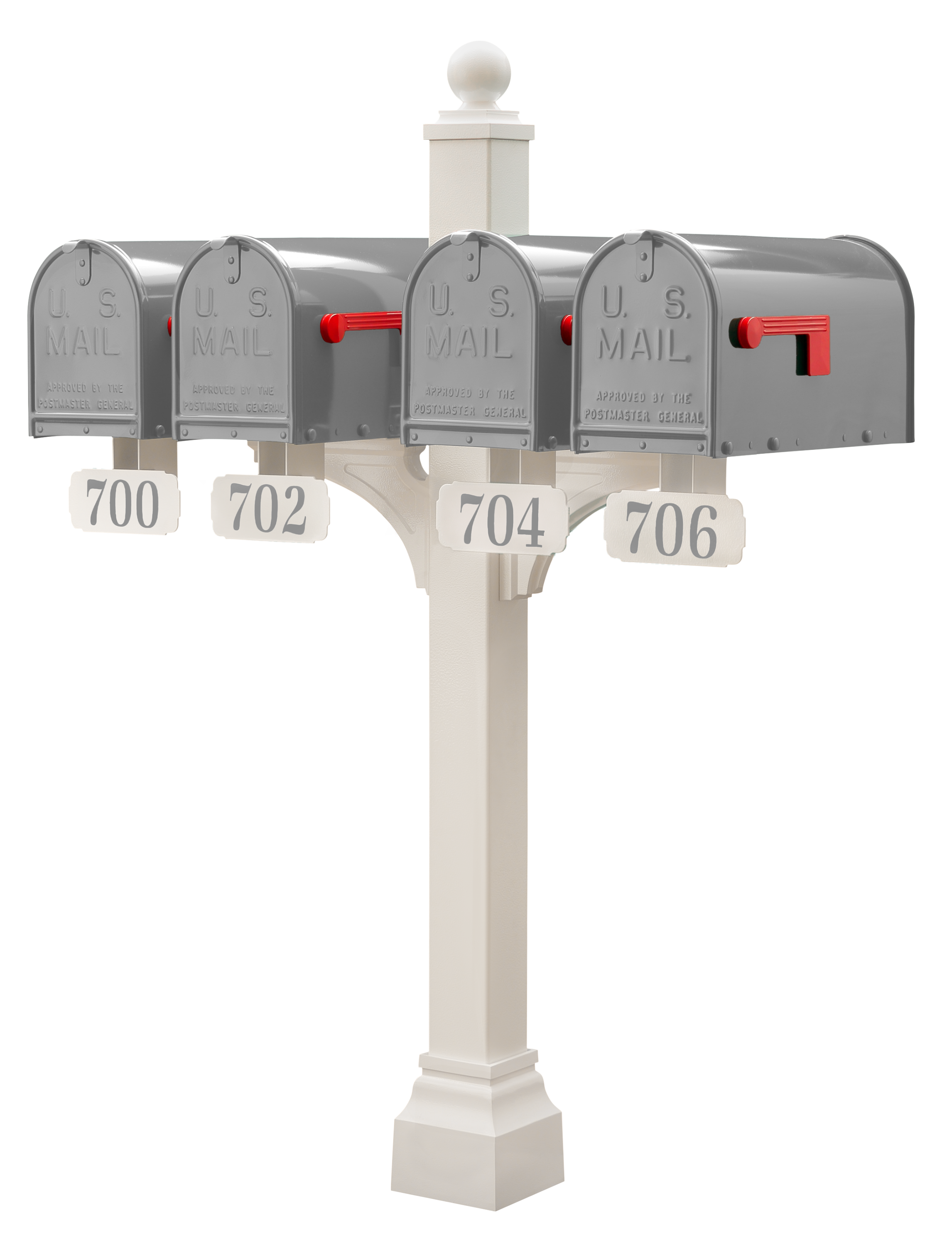 Janzer Double and Multi Mount with Mailboxes