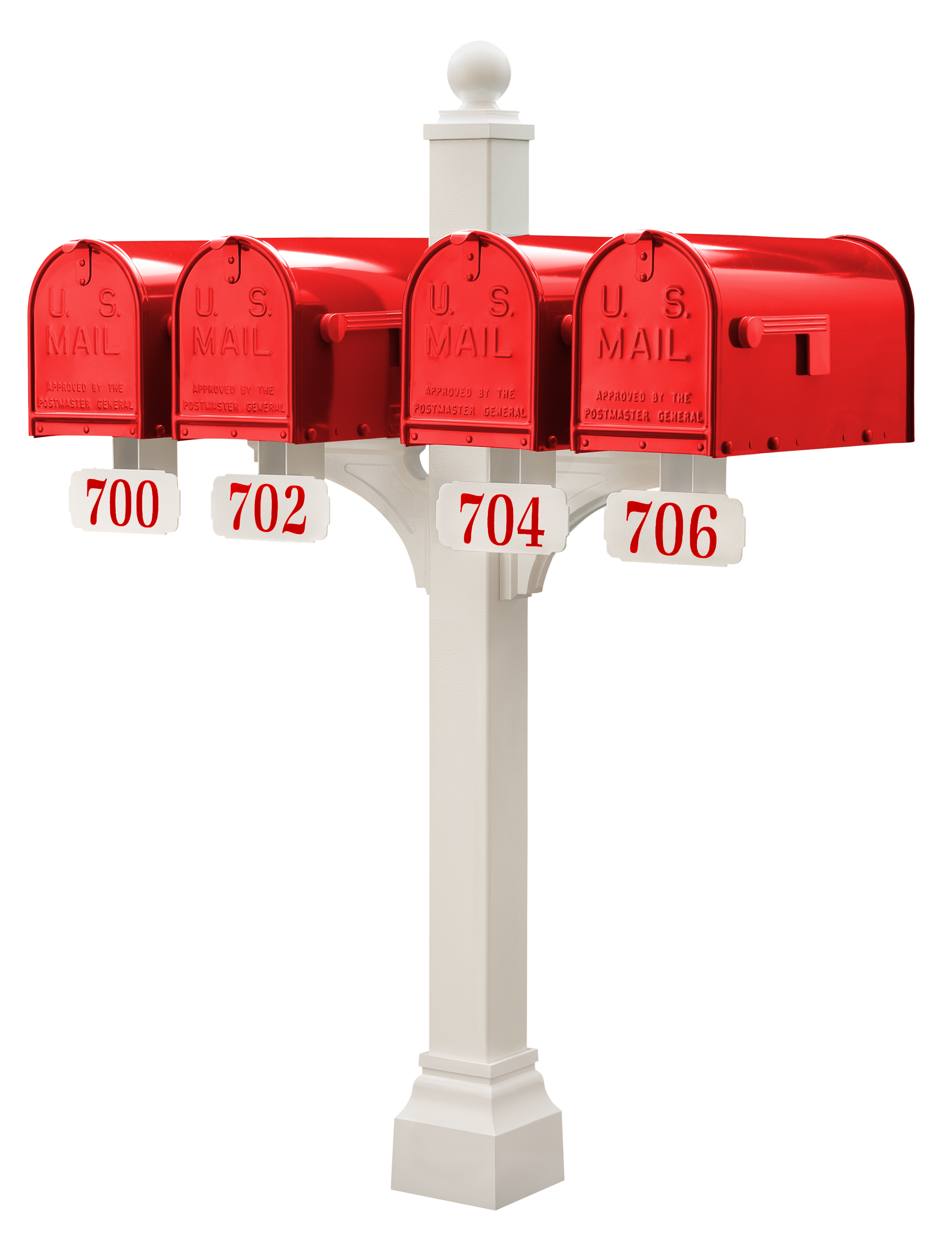 Janzer Double and Multi Mount with Mailboxes