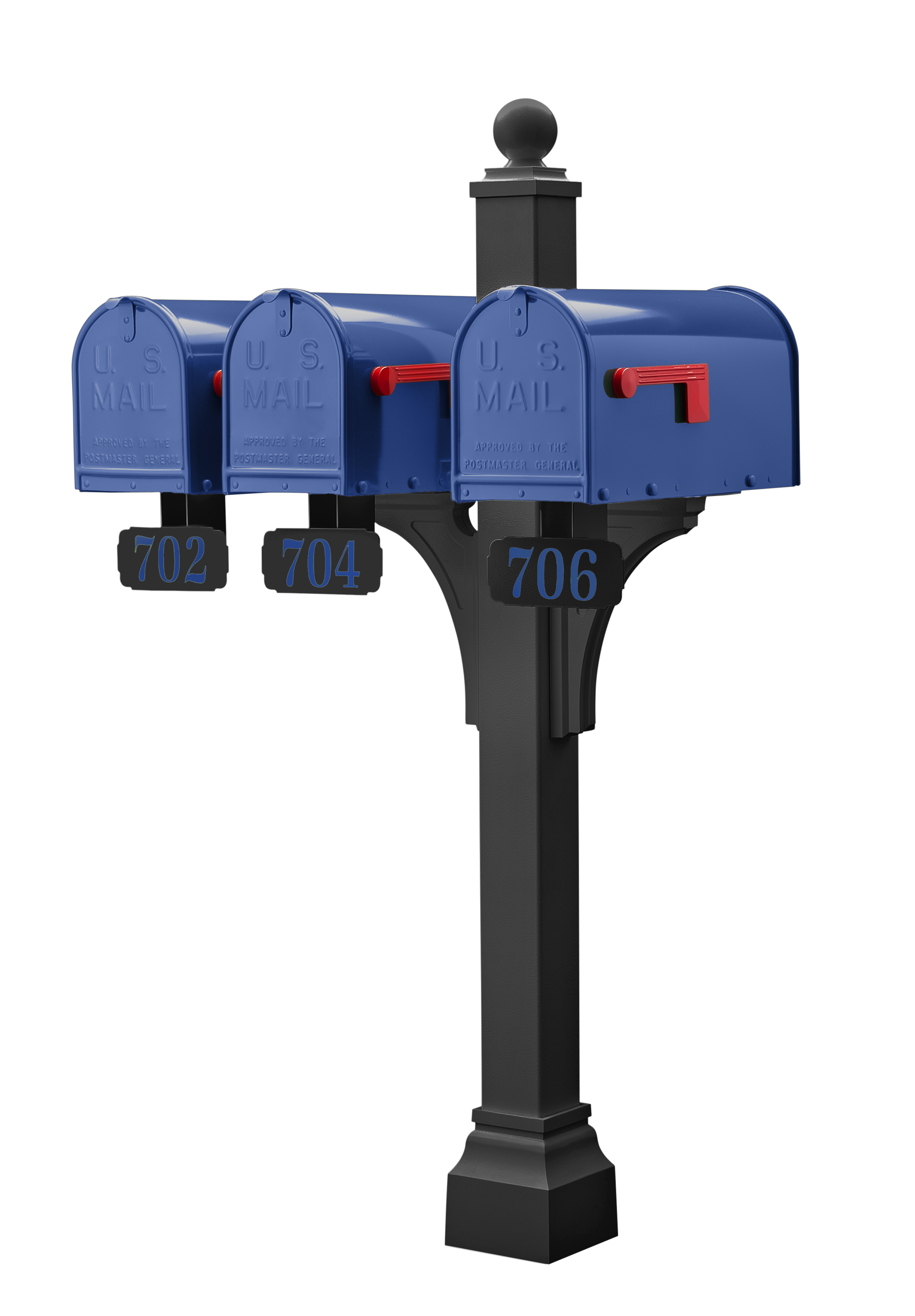 Janzer Double and Multi Mount with Mailboxes