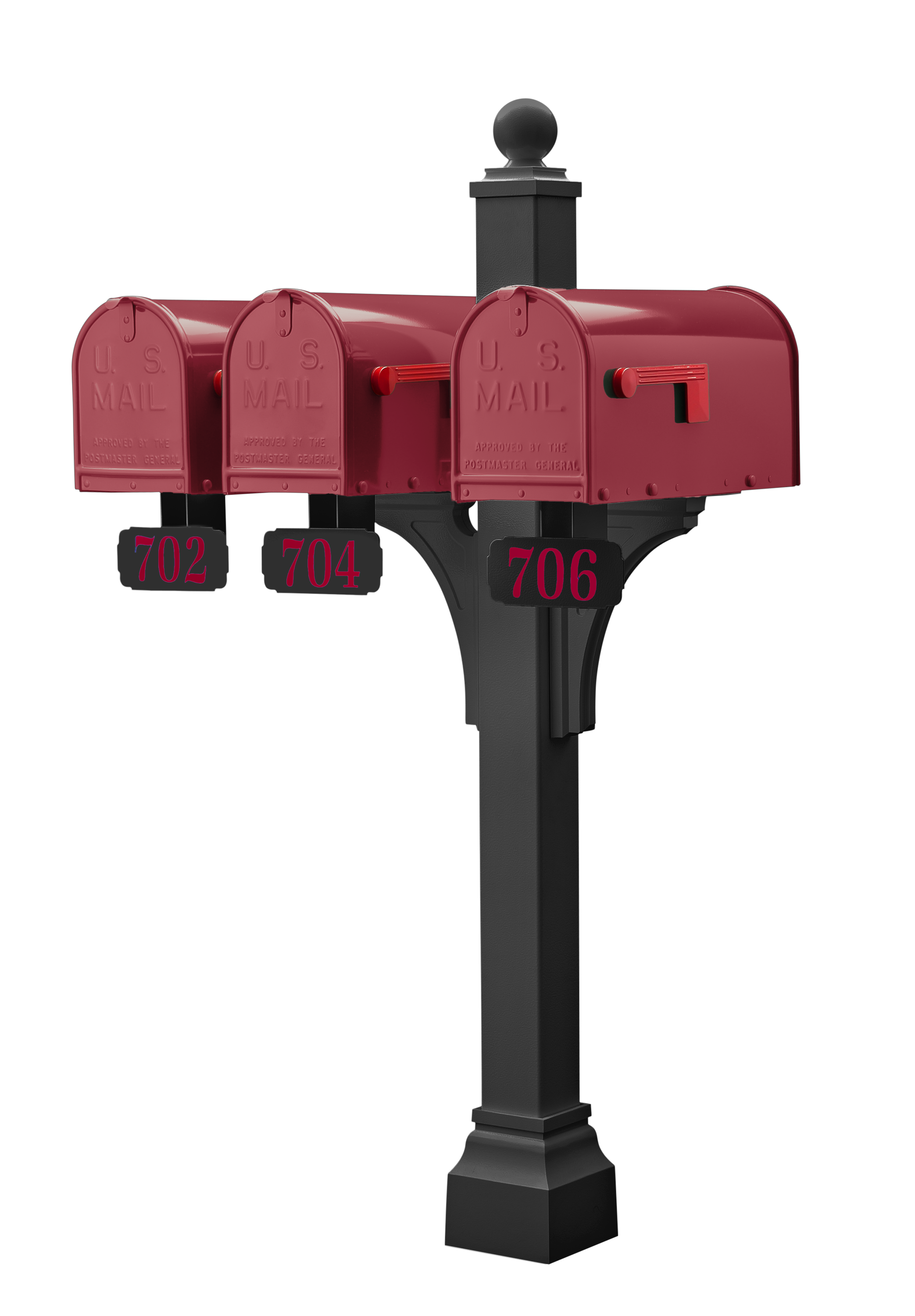 Janzer Double and Multi Mount with Mailboxes