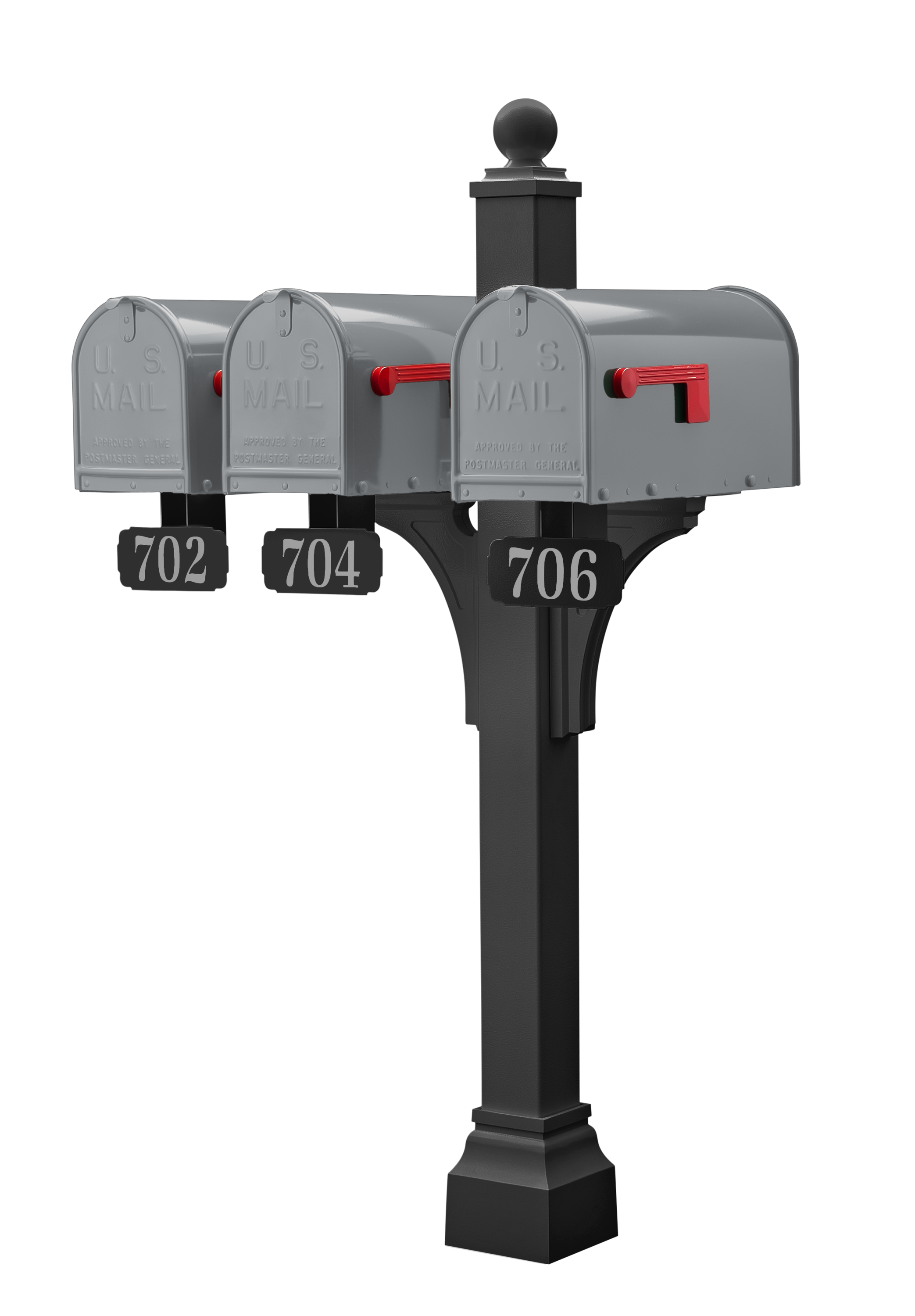 Janzer Double and Multi Mount with Mailboxes