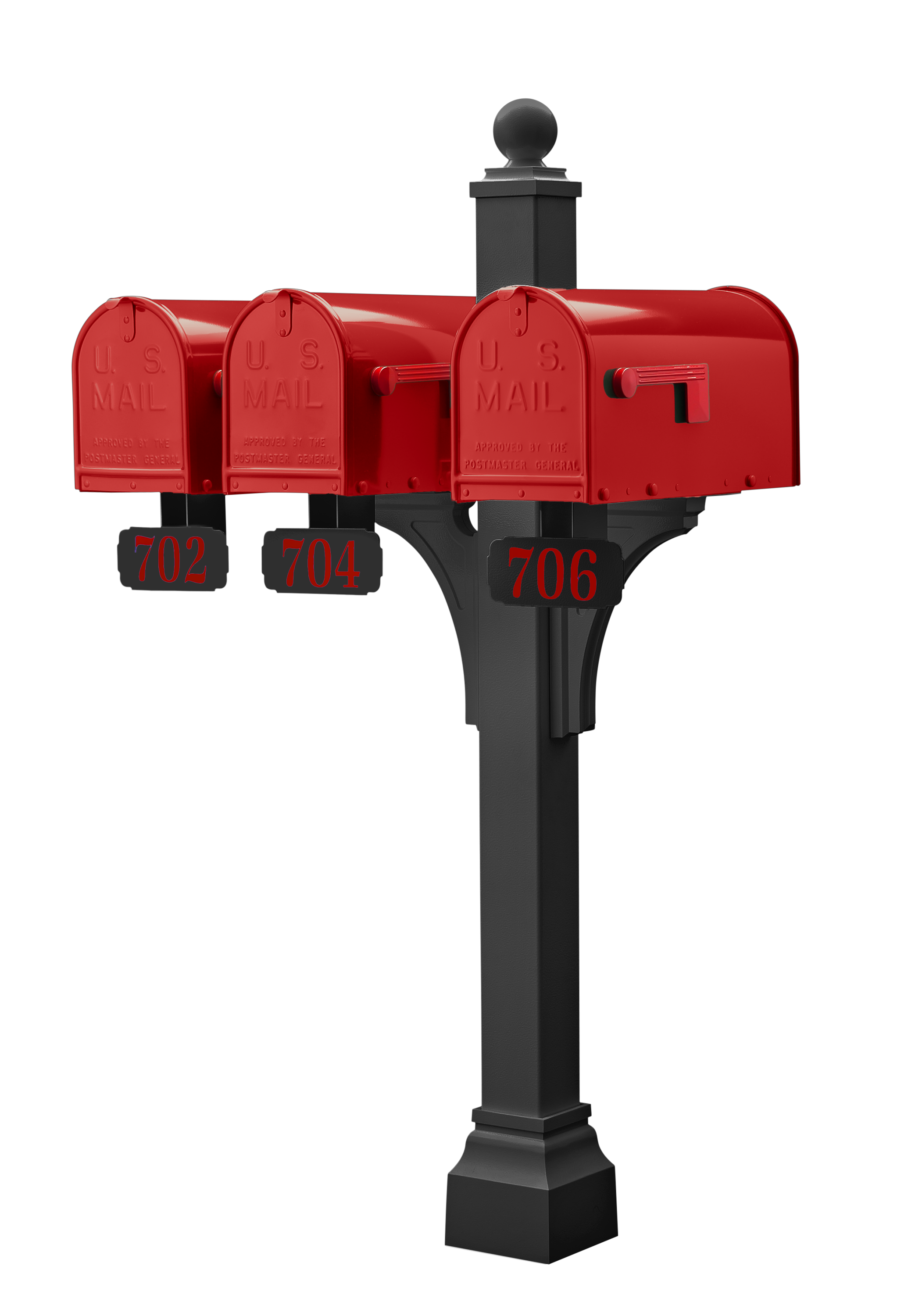 Janzer Double and Multi Mount with Mailboxes