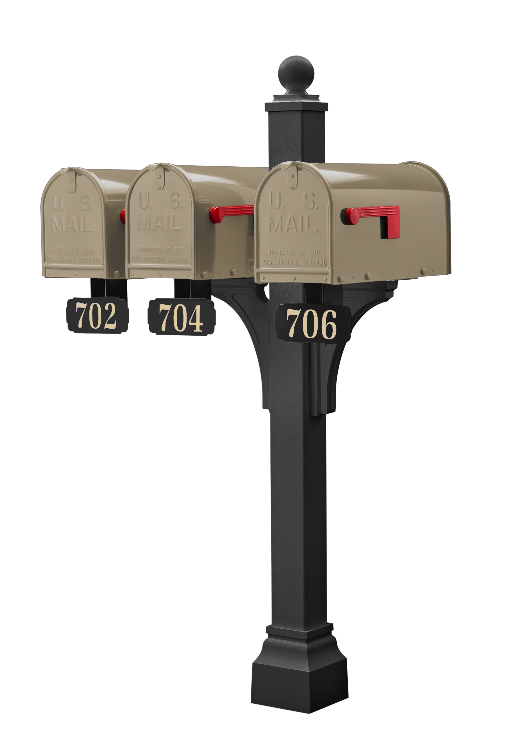 Janzer Double and Multi Mount with Mailboxes