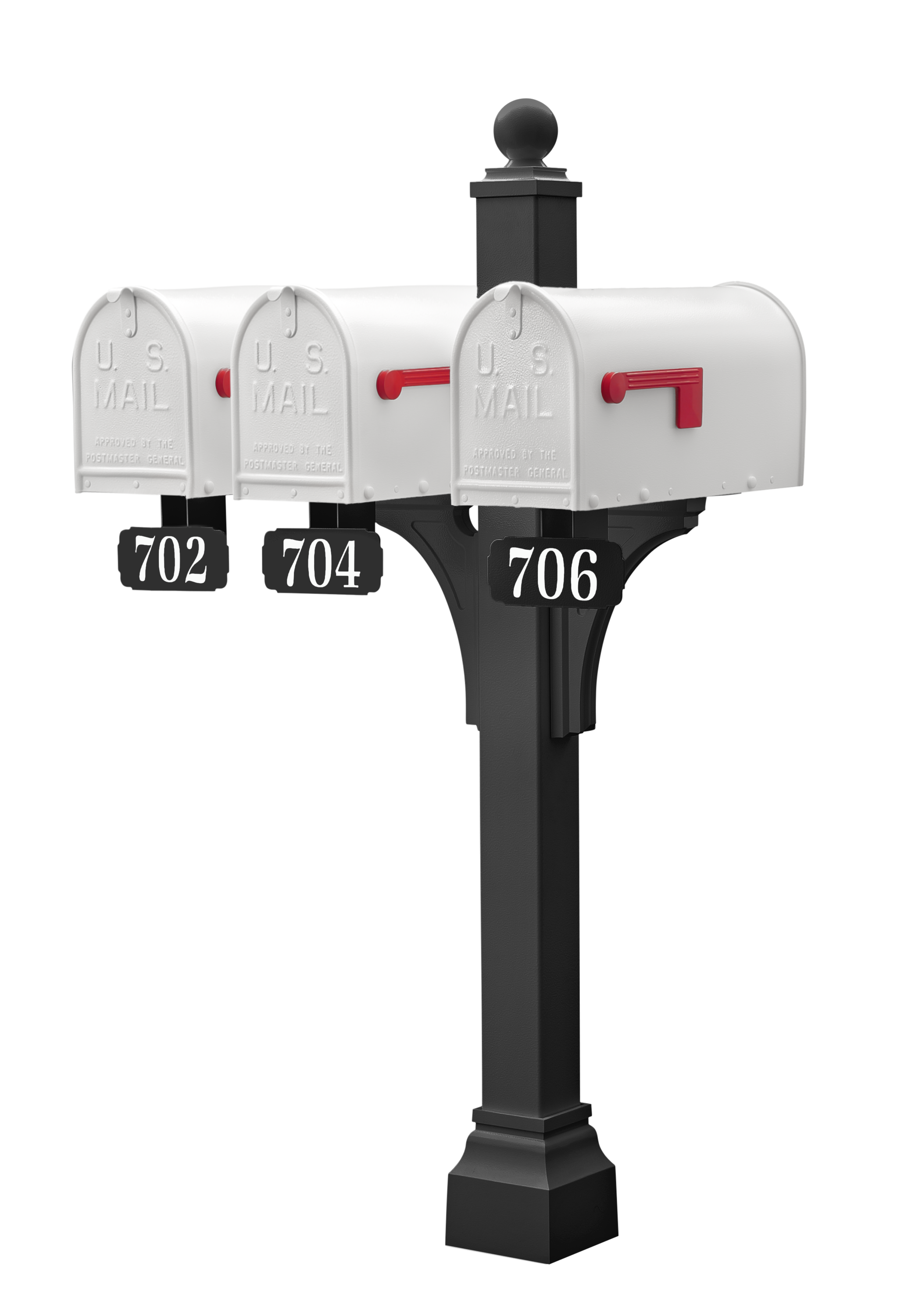 Janzer Double and Multi Mount with Mailboxes