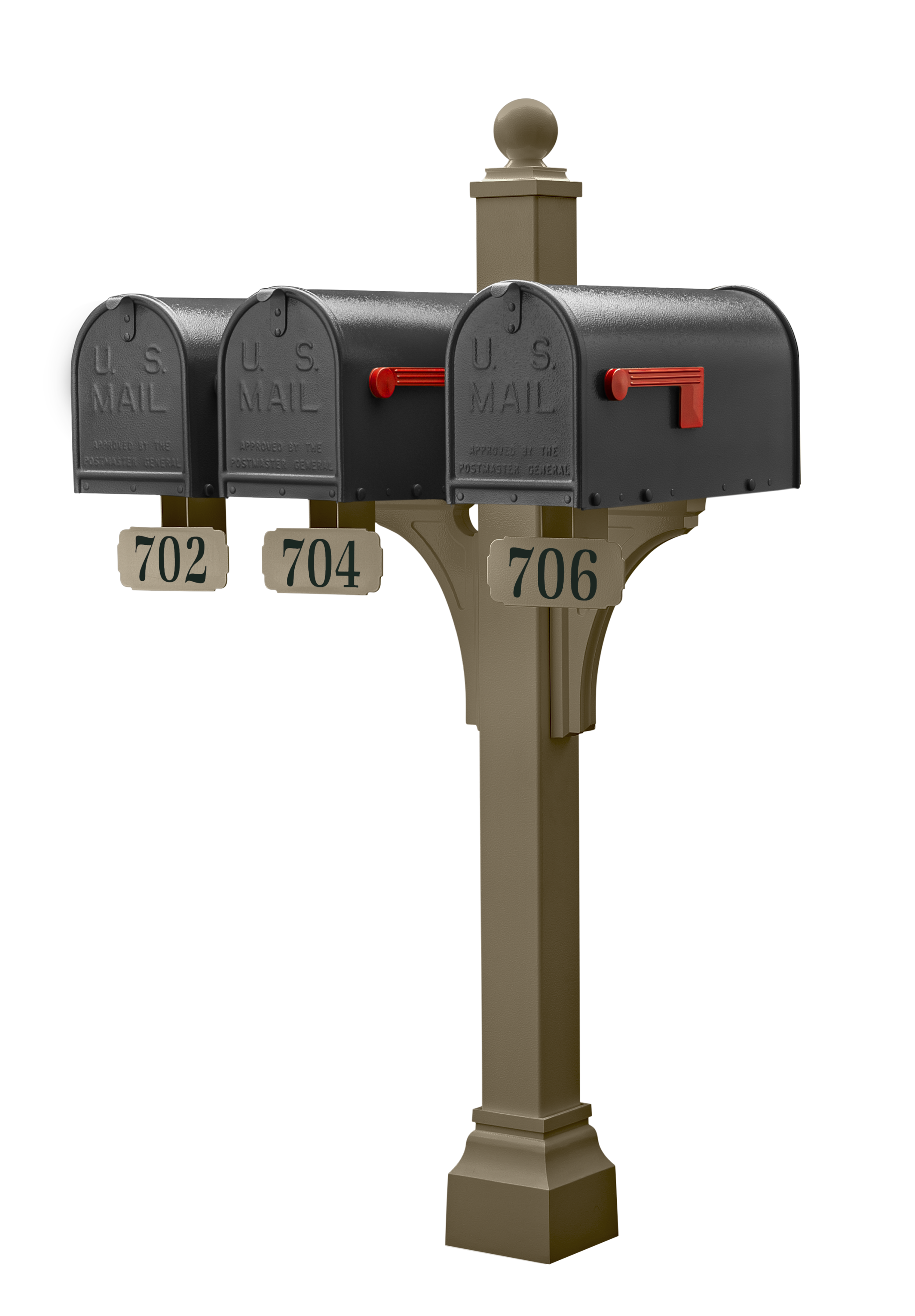 Janzer Double and Multi Mount with Mailboxes