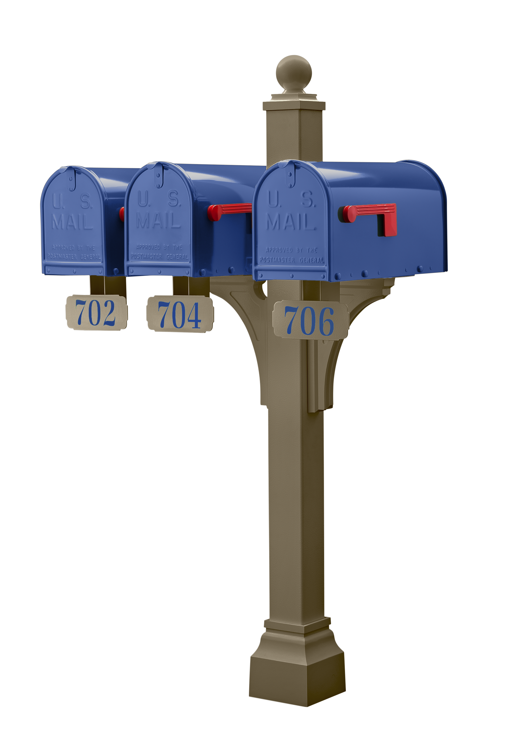Janzer Double and Multi Mount with Mailboxes
