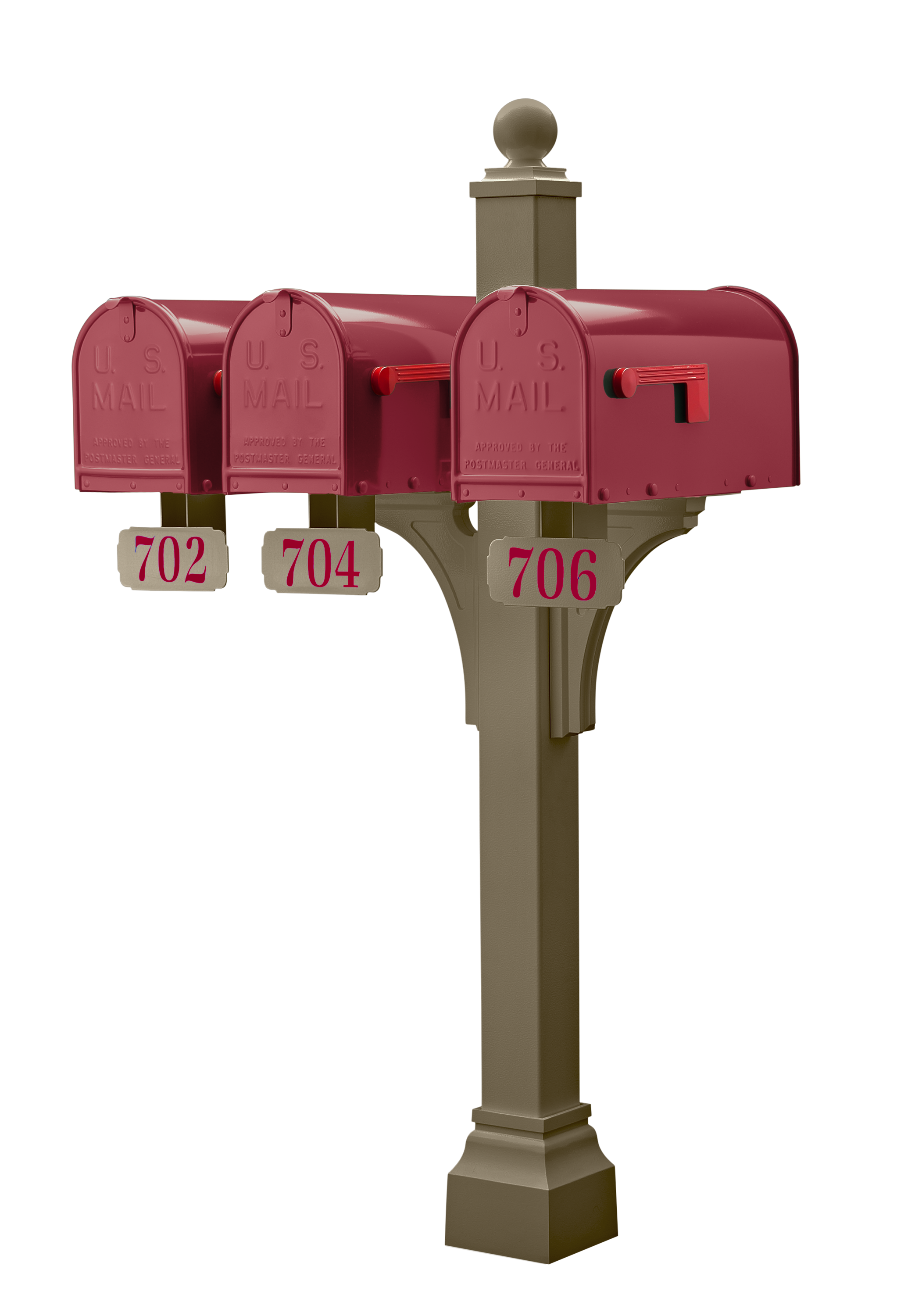 Janzer Double and Multi Mount with Mailboxes