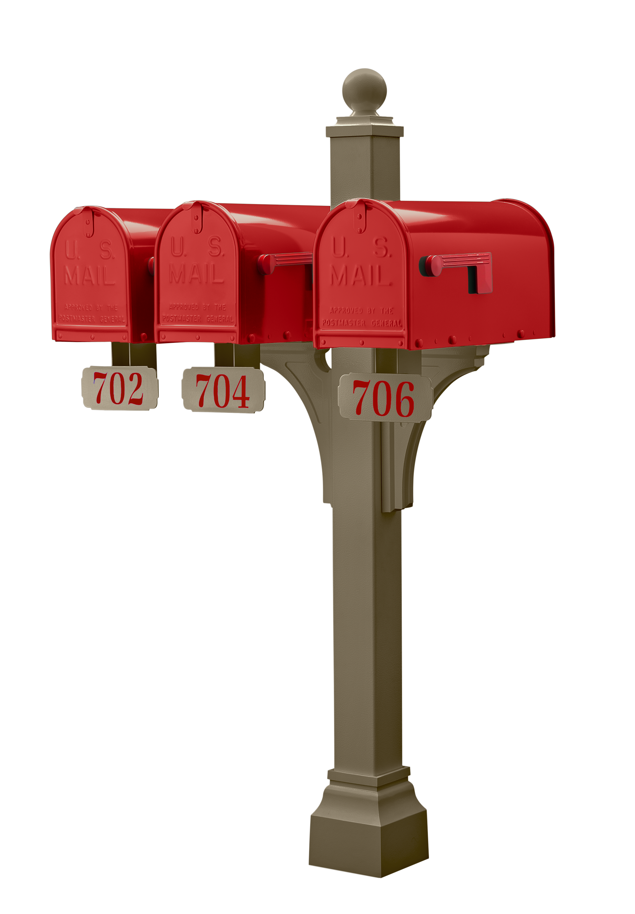 Janzer Double and Multi Mount with Mailboxes