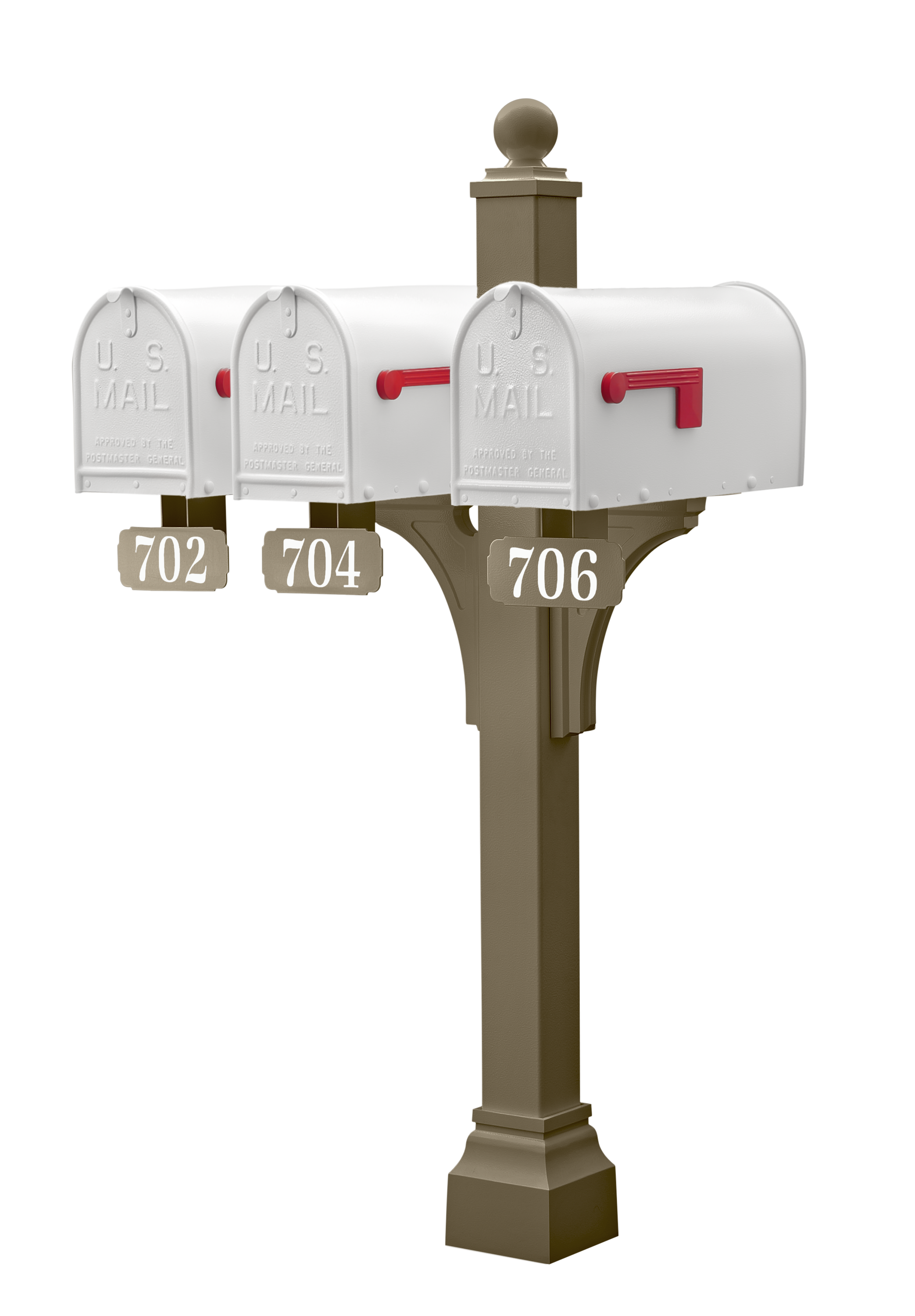 Janzer Double and Multi Mount with Mailboxes