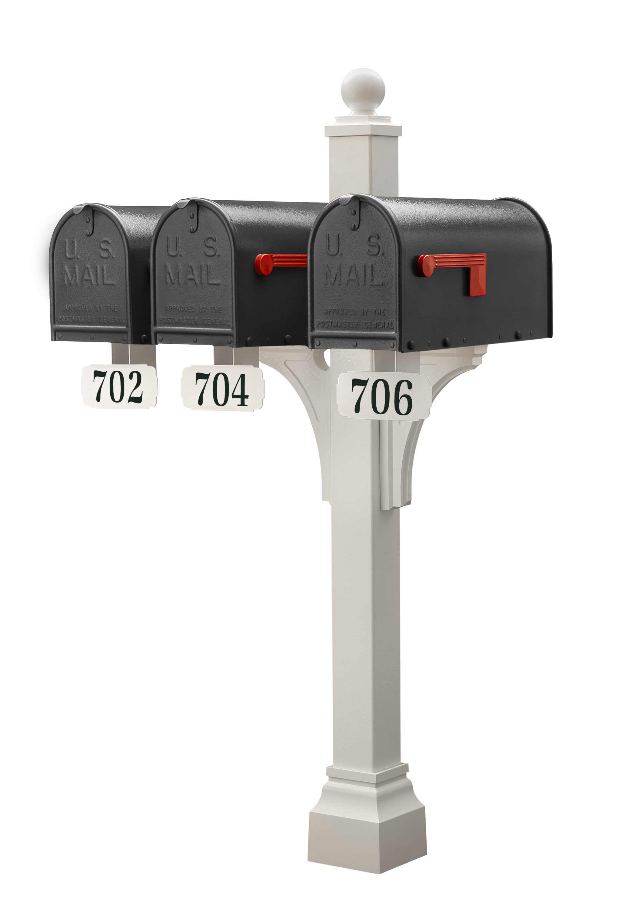 Janzer Double and Multi Mount with Mailboxes