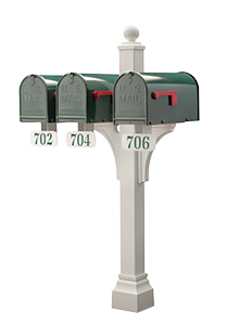 Janzer Double and Multi Mount with Mailboxes