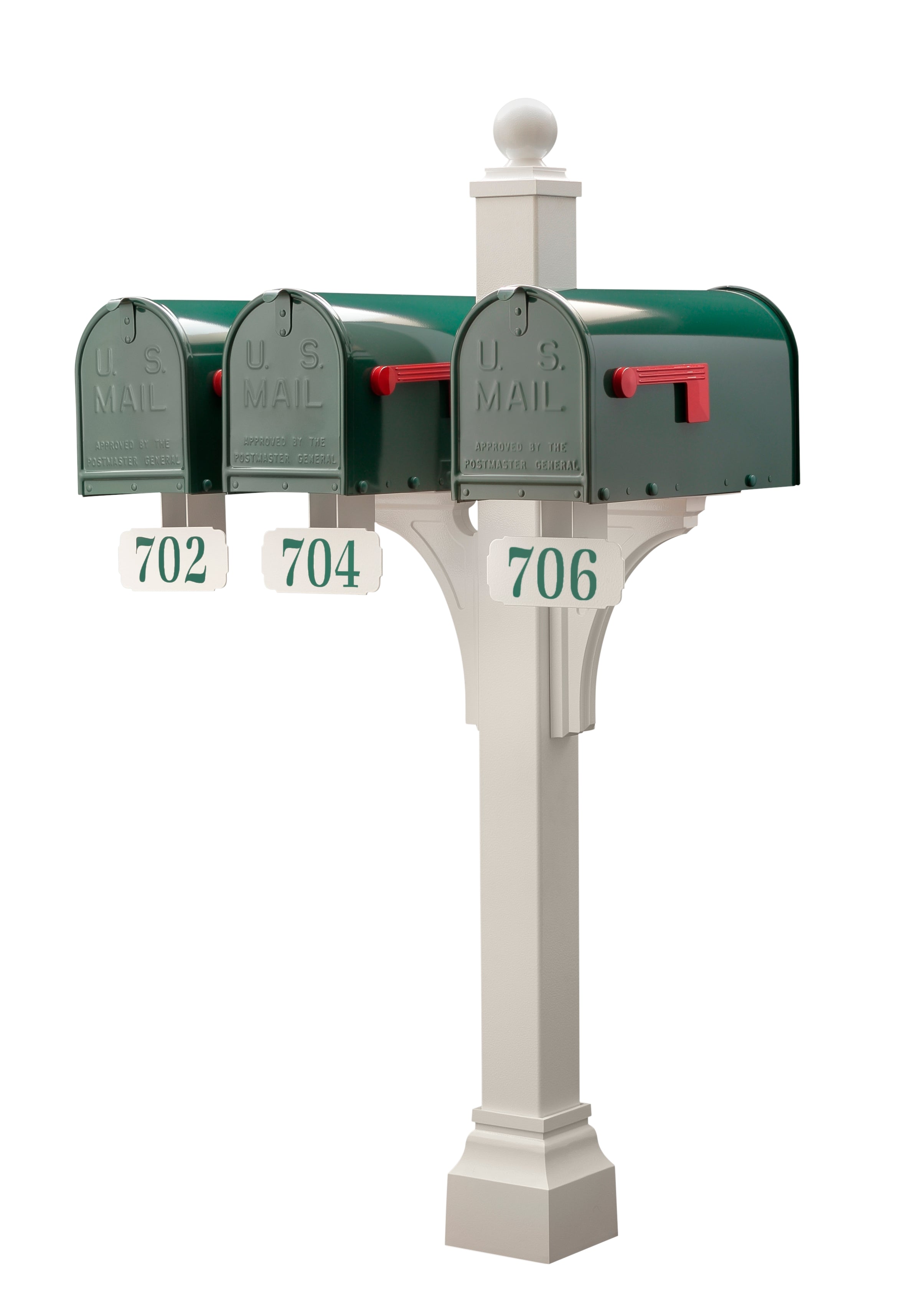 Janzer Double and Multi Mount with Mailboxes