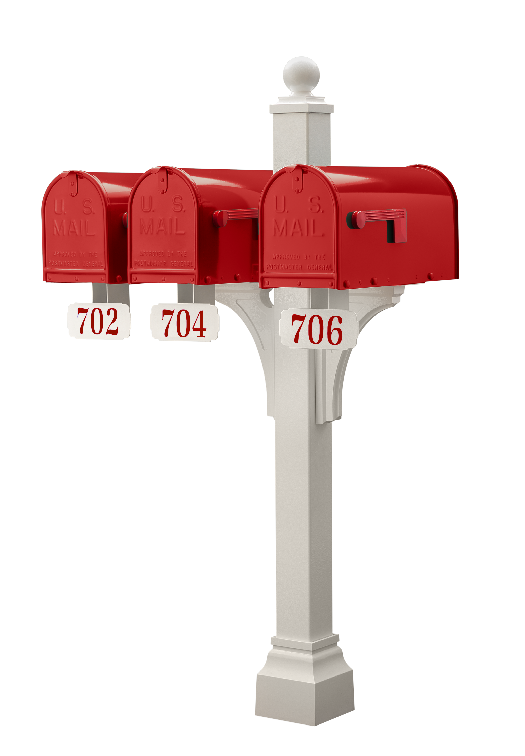 Janzer Double and Multi Mount with Mailboxes