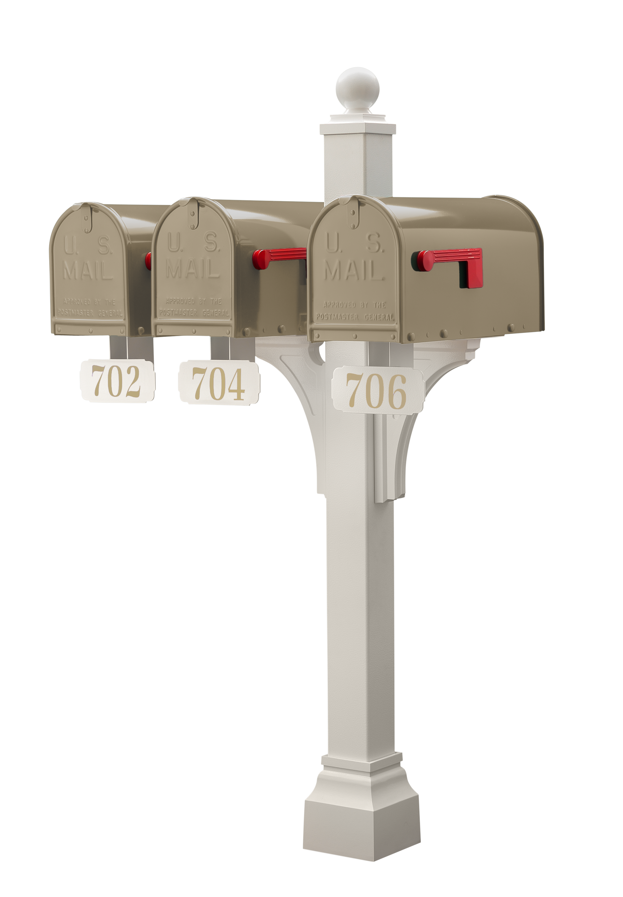 Janzer Double and Multi Mount with Mailboxes
