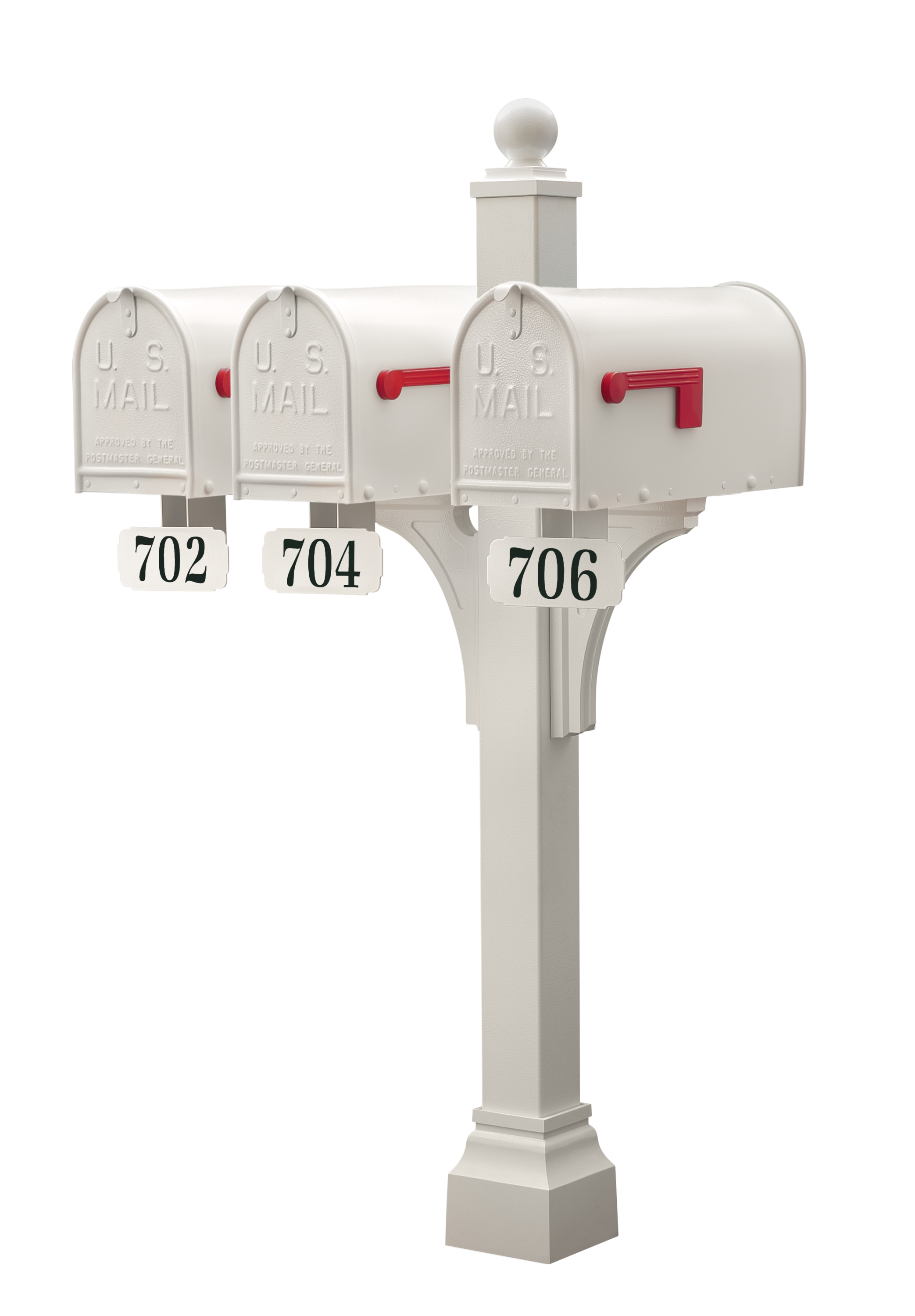 Janzer Double and Multi Mount with Mailboxes