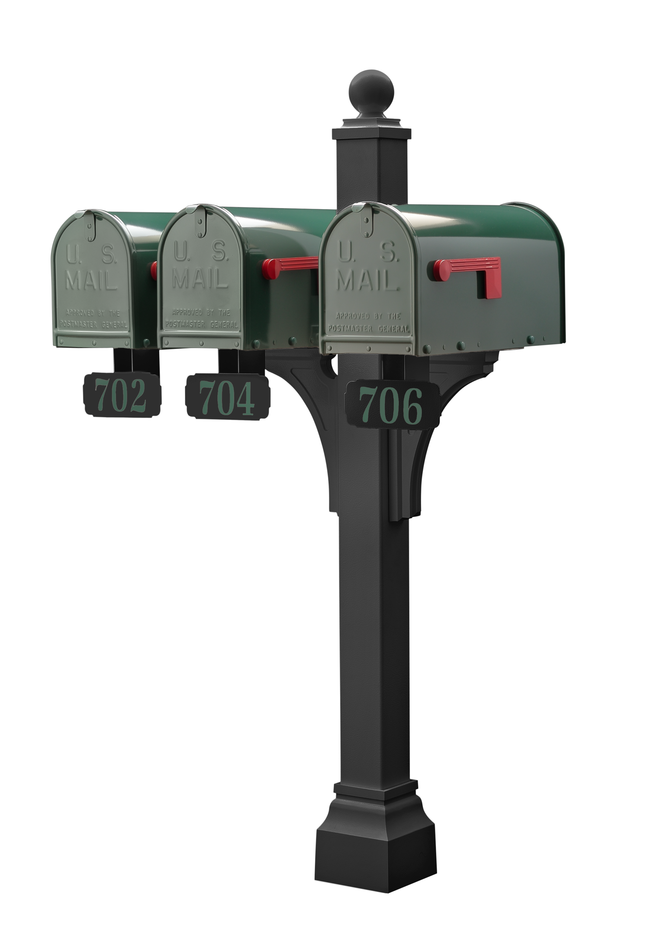 Janzer Double and Multi Mount with Mailboxes