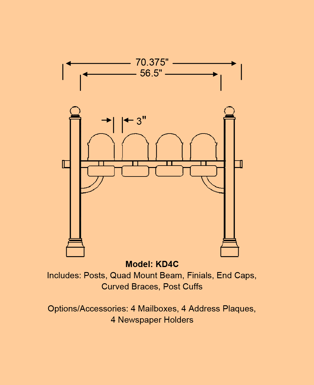 Keystone Series Multi-Mount Posts