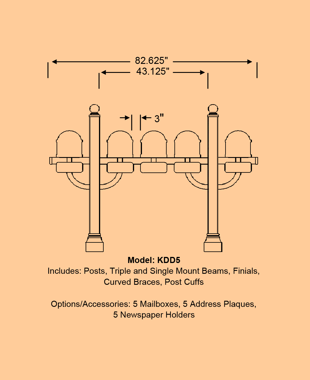 Keystone Series Multi-Mount Posts