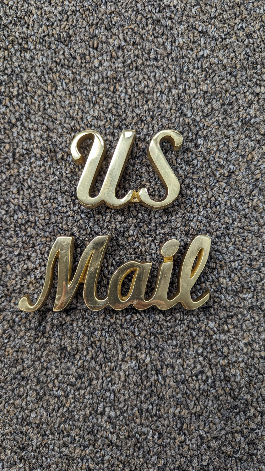 US Mail Signature Door Accent