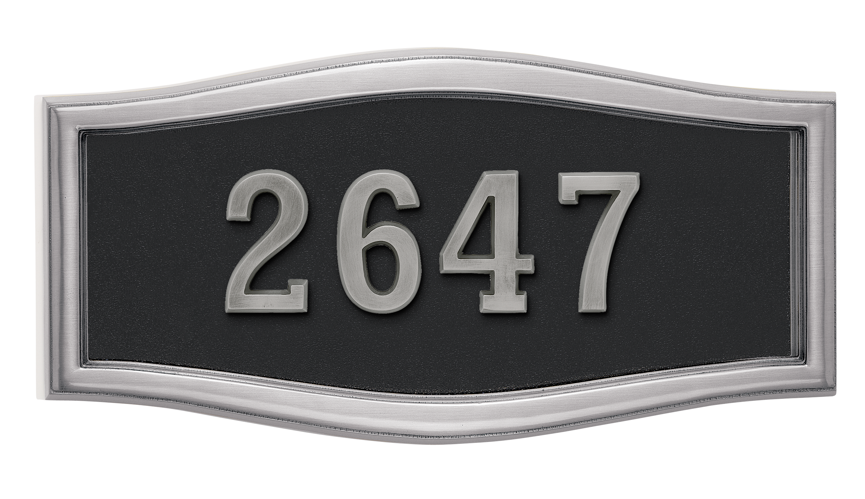 HouseMark Address Plaques with Brass Accents