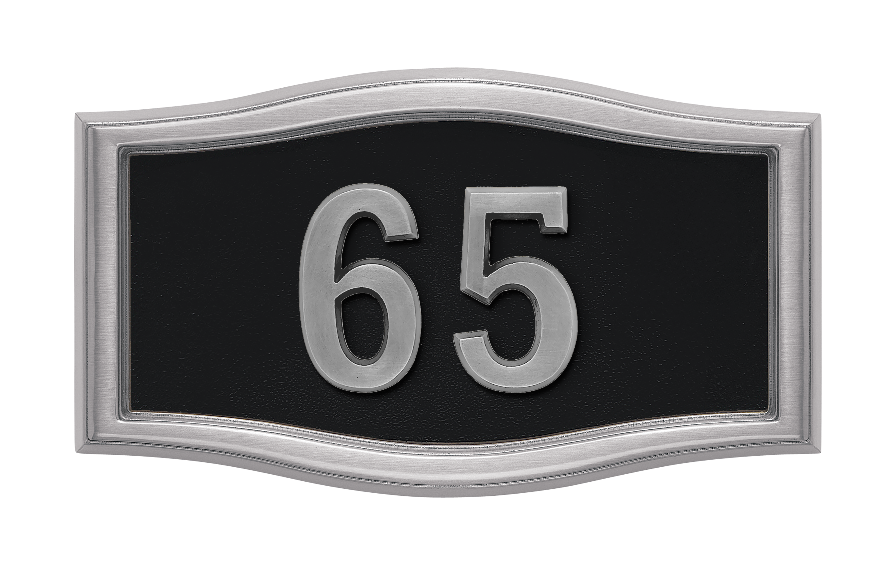 HouseMark Address Plaques with Brass Accents