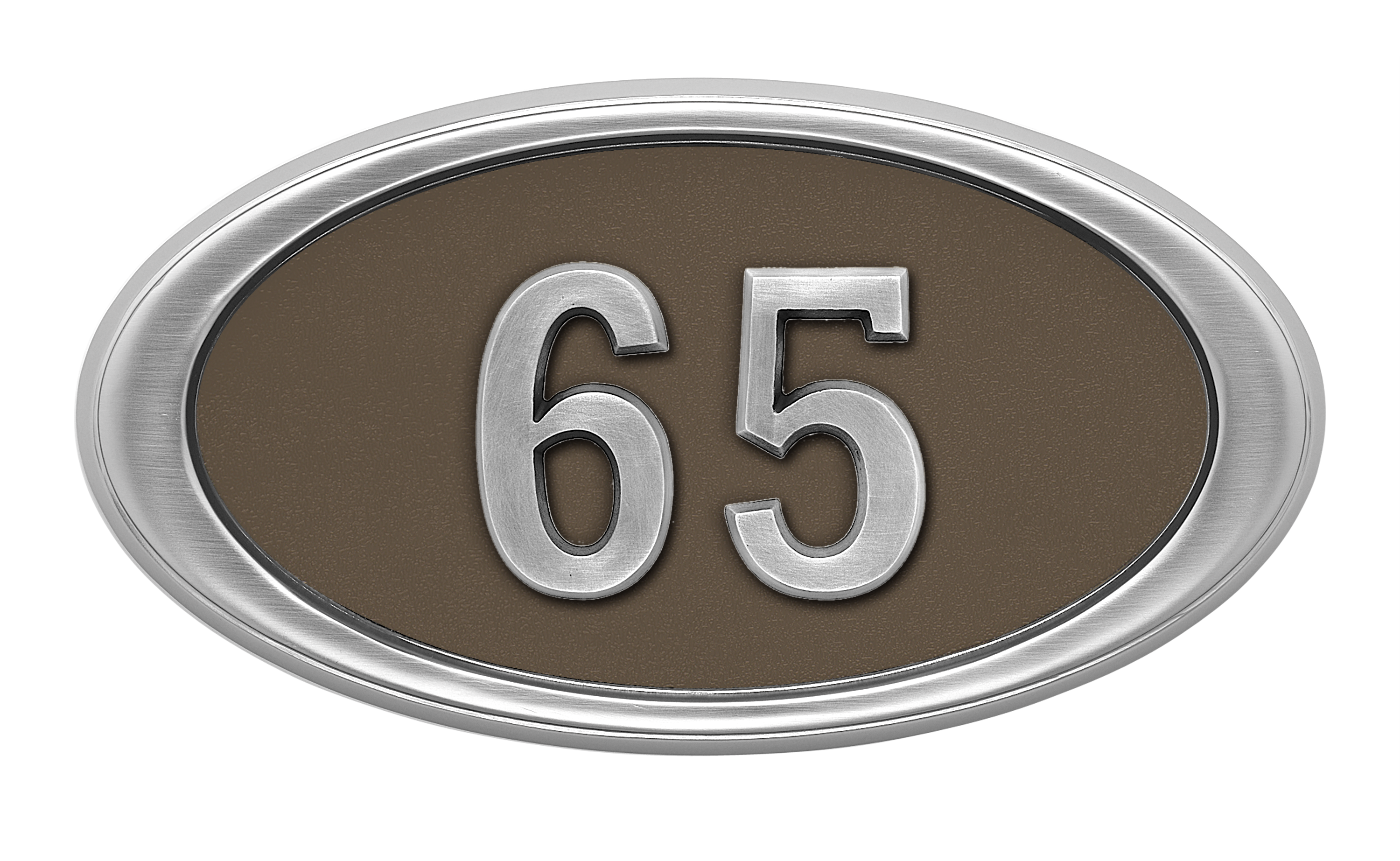 HouseMark Address Plaques with Brass Accents