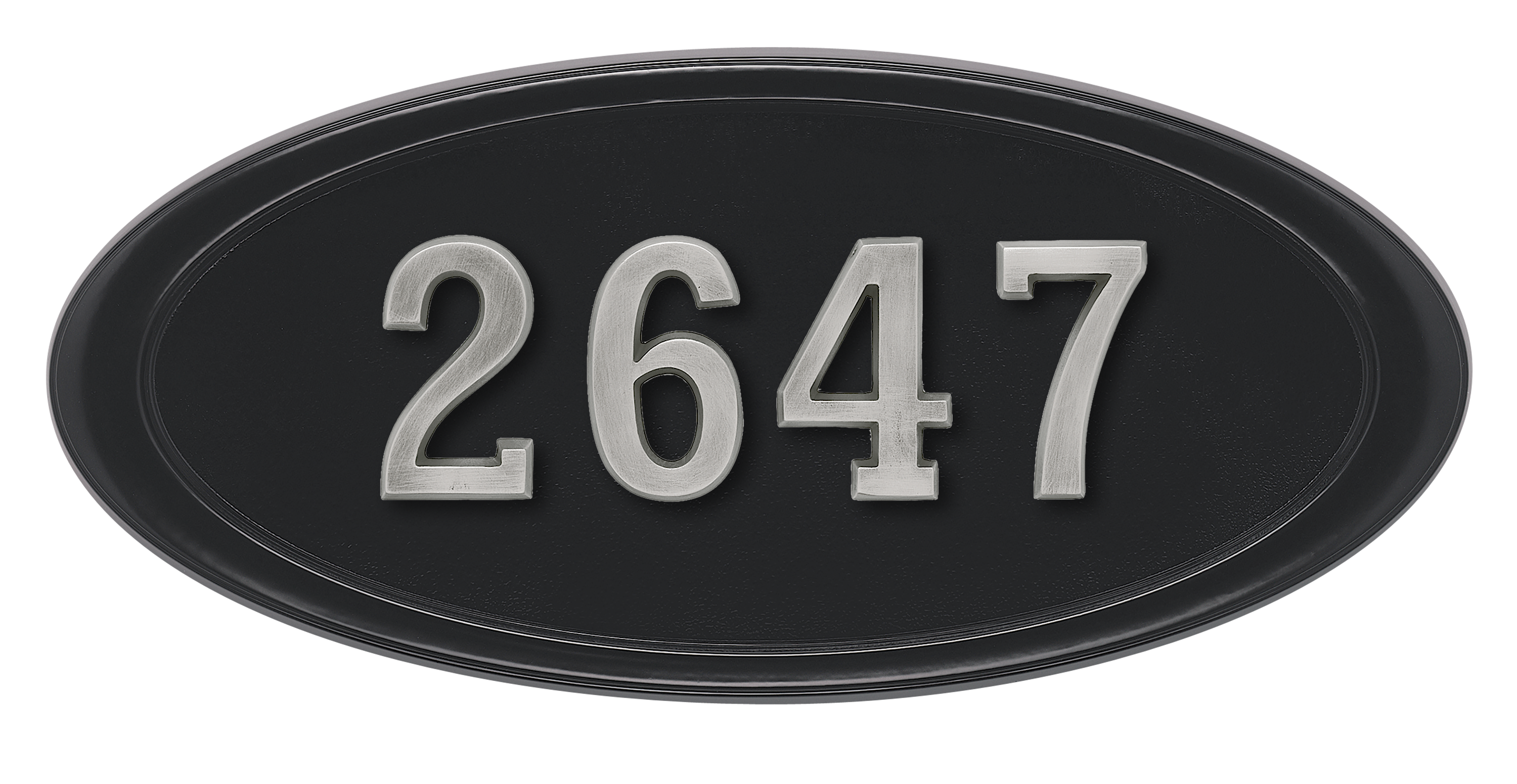 HouseMark Address Plaques with Brass Accents